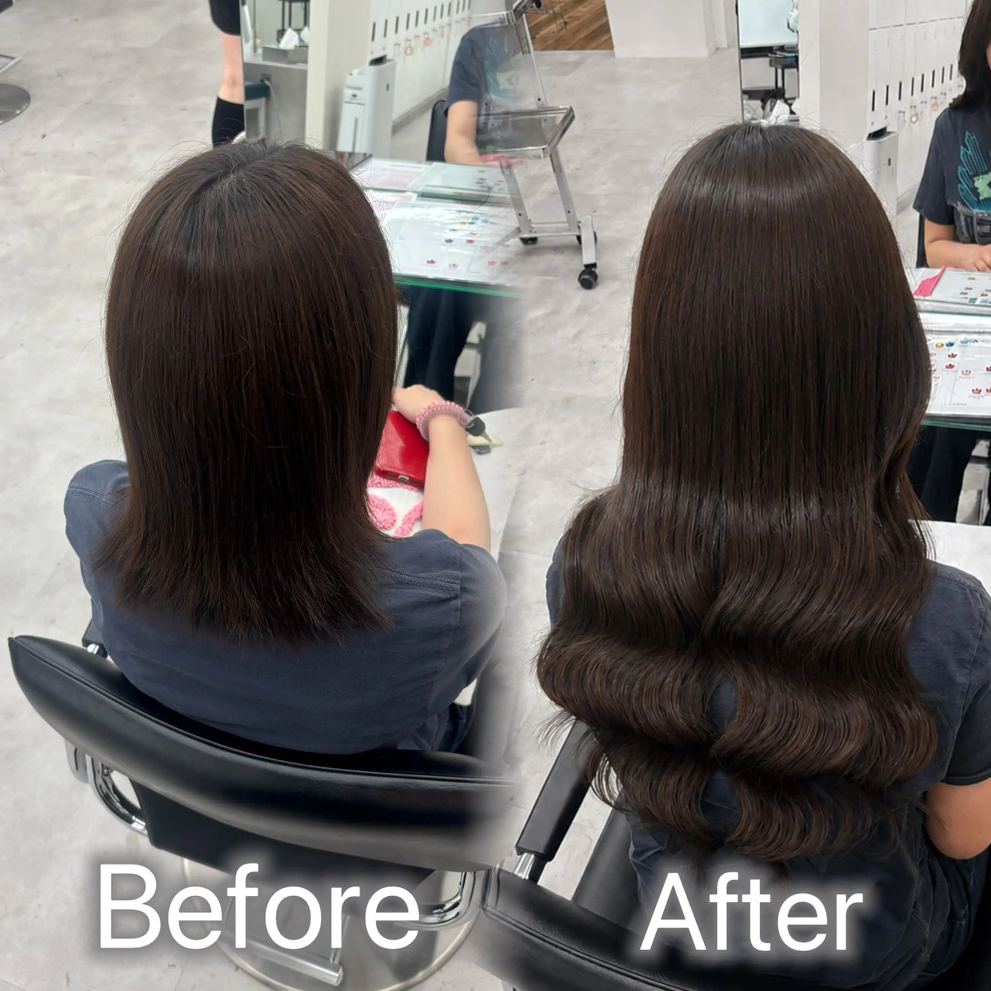 ロング カラー ヘアアレンジ メンズ カット ヘアカラー トリートメント エクステ ヘアセット 羽エク指名No1✨️ シールエク🌙しぇるのヘアスタイル