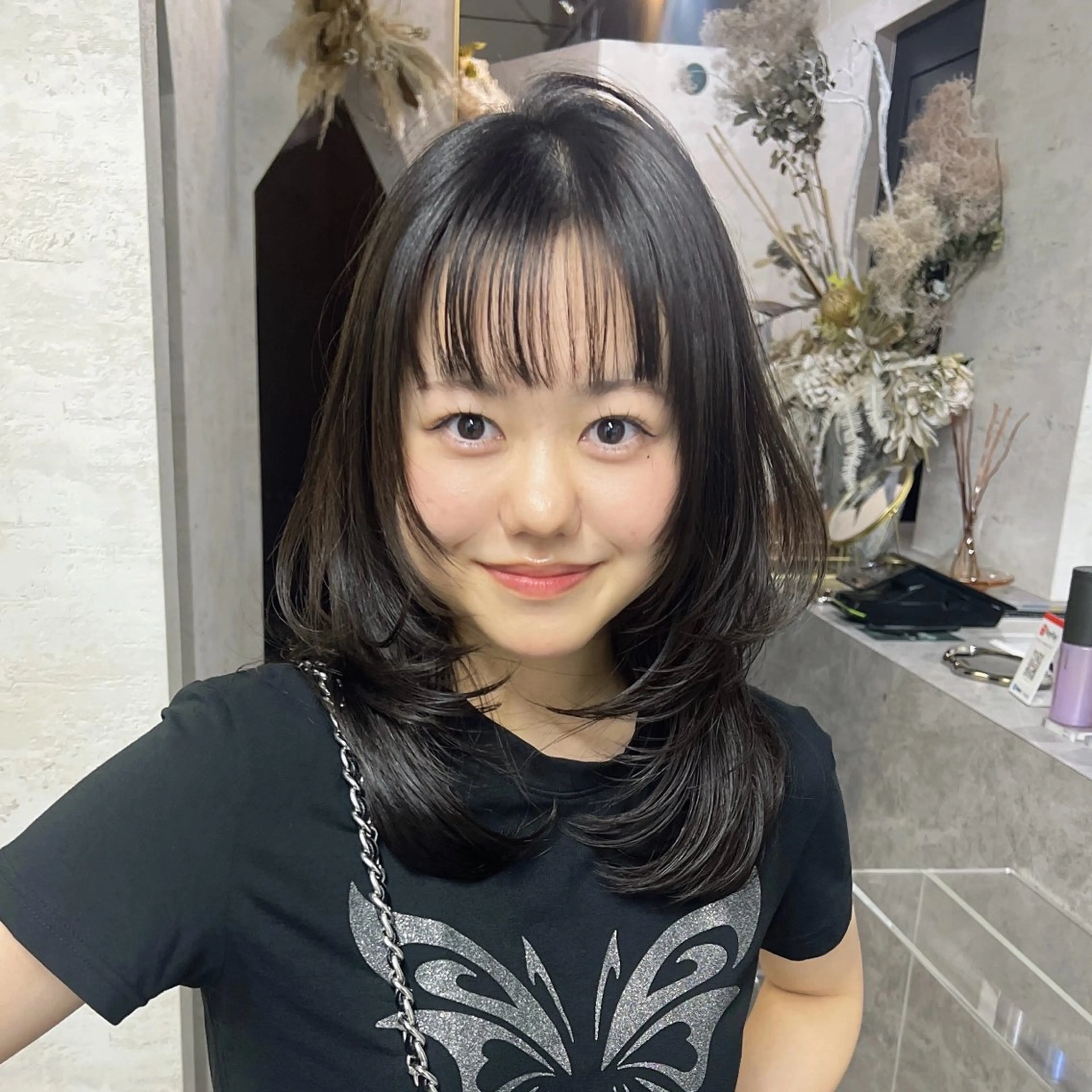 カット＋美髪縮毛矯正＋トリートメントの写真