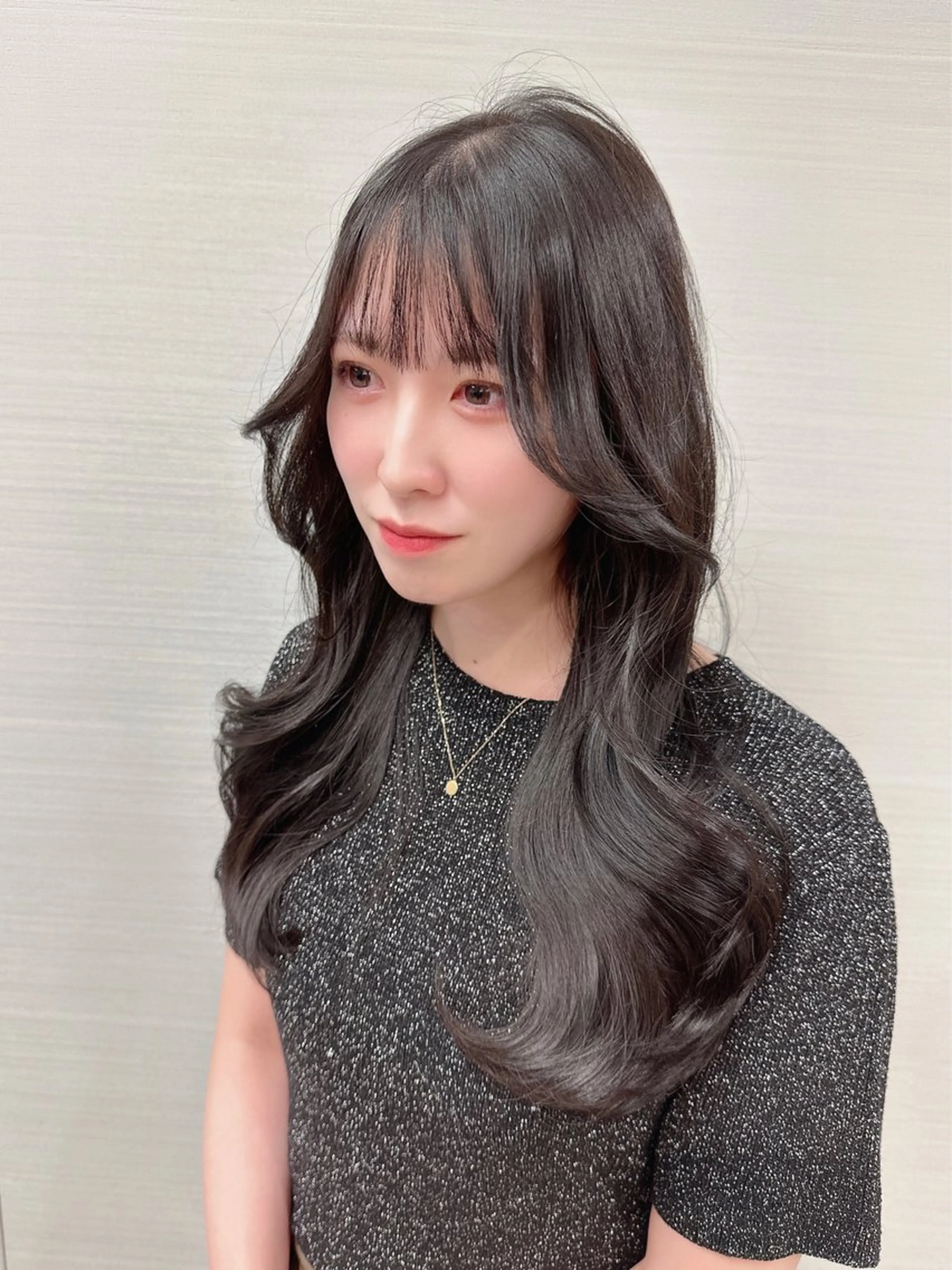 ミディアム カラー 韓国ヘア 店長NEGIのヘアスタイル