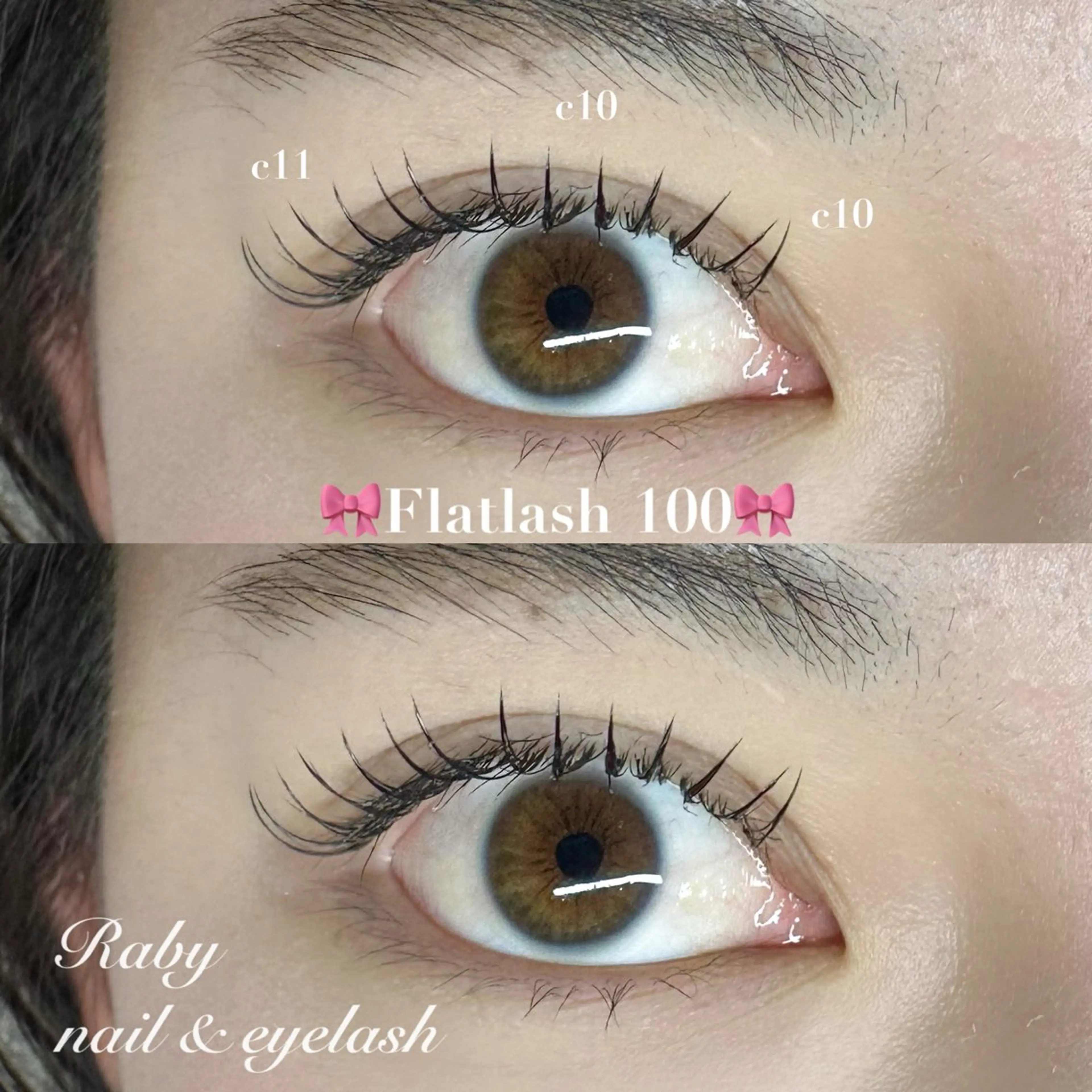 マツエク・マツパ フラットラッシュ マツエク Raby tomokaのマツエク・マツパデザイン