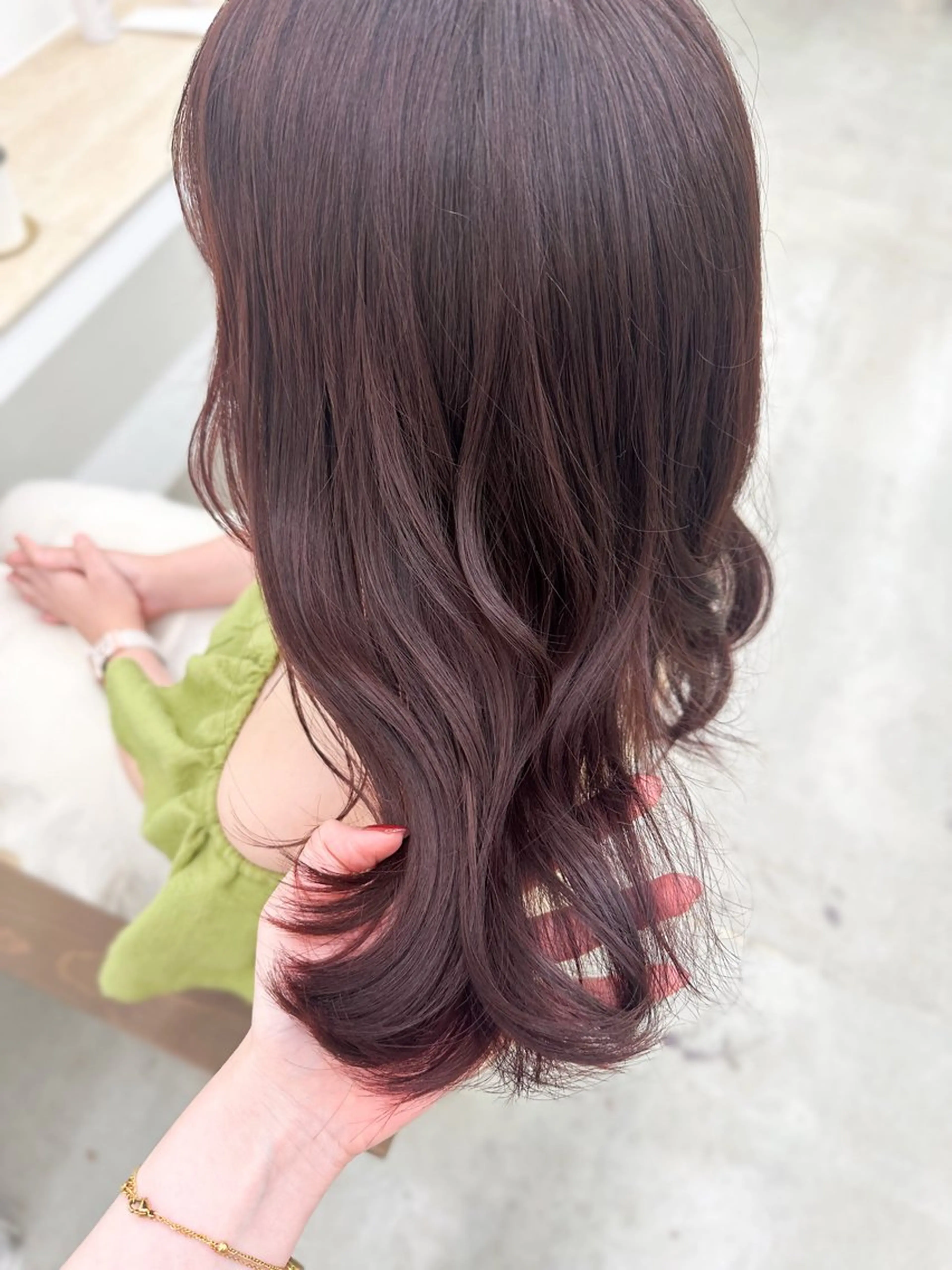 ミディアム カラー 🌼透明感艶カラー オリーブ🌼河村咲のヘアスタイル