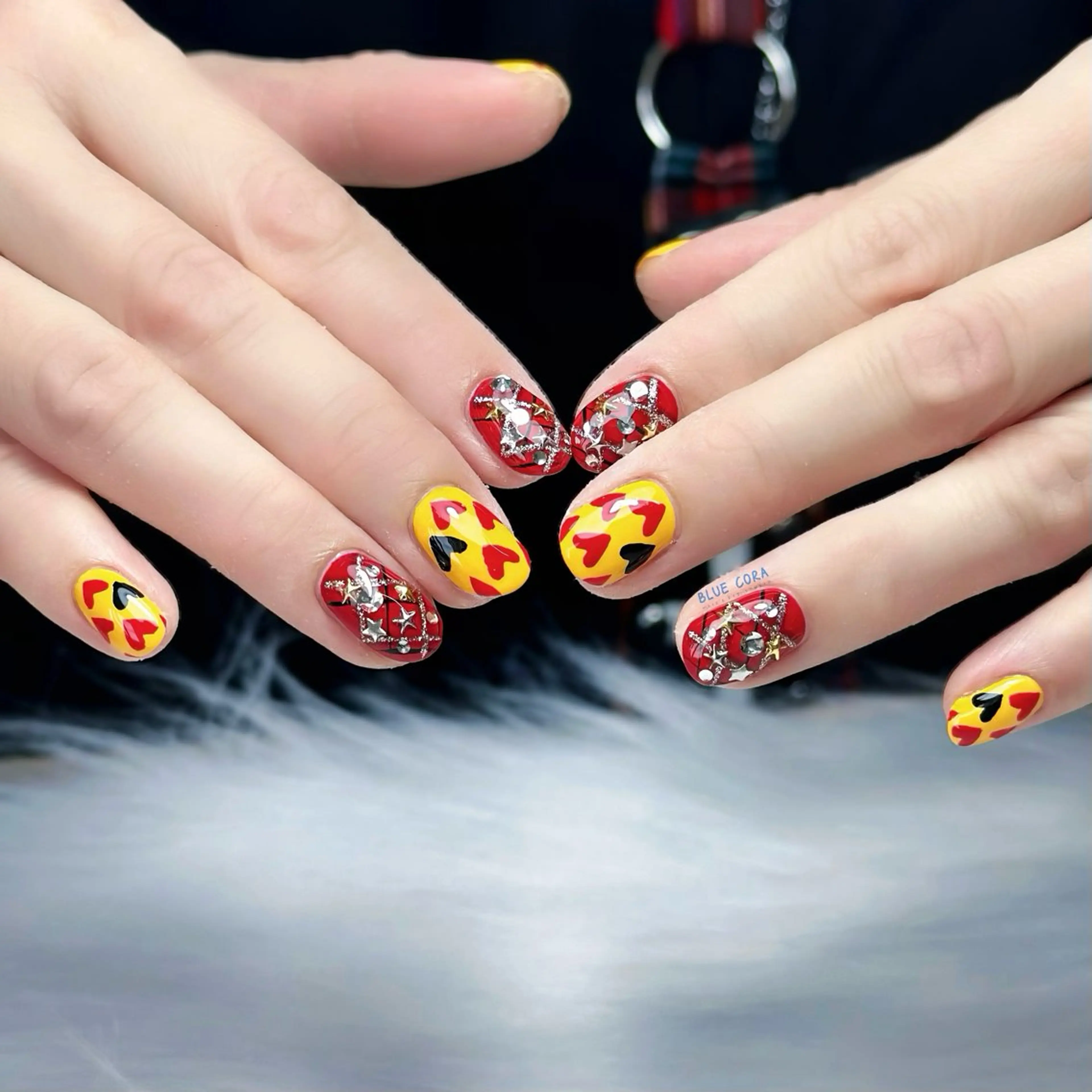 ネイル クリアネイル マットネイル ハンドネイル ハンドケア BLUE CORAのネイルデザイン