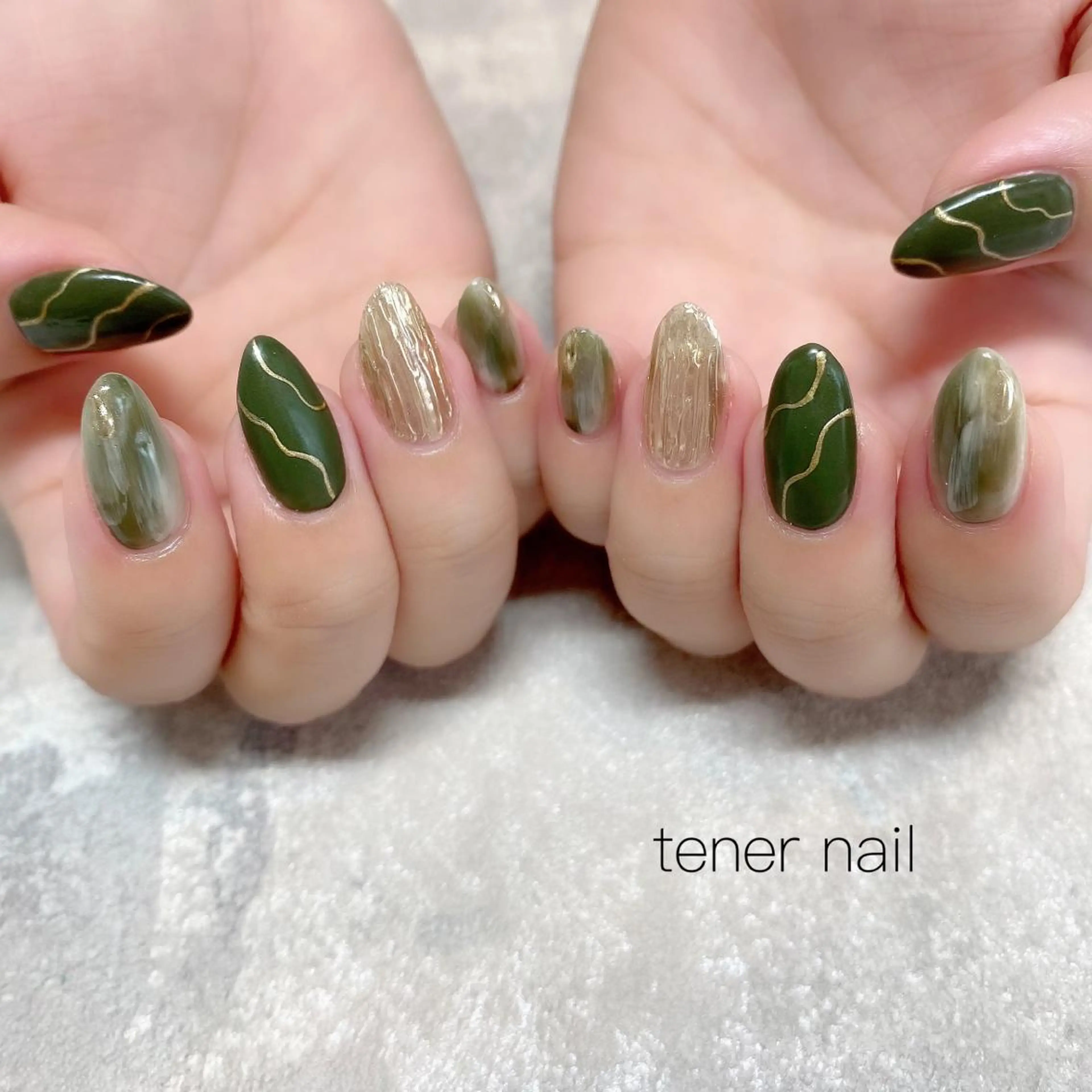 ネイル マットネイル テネルネイル tener nailのネイルデザイン