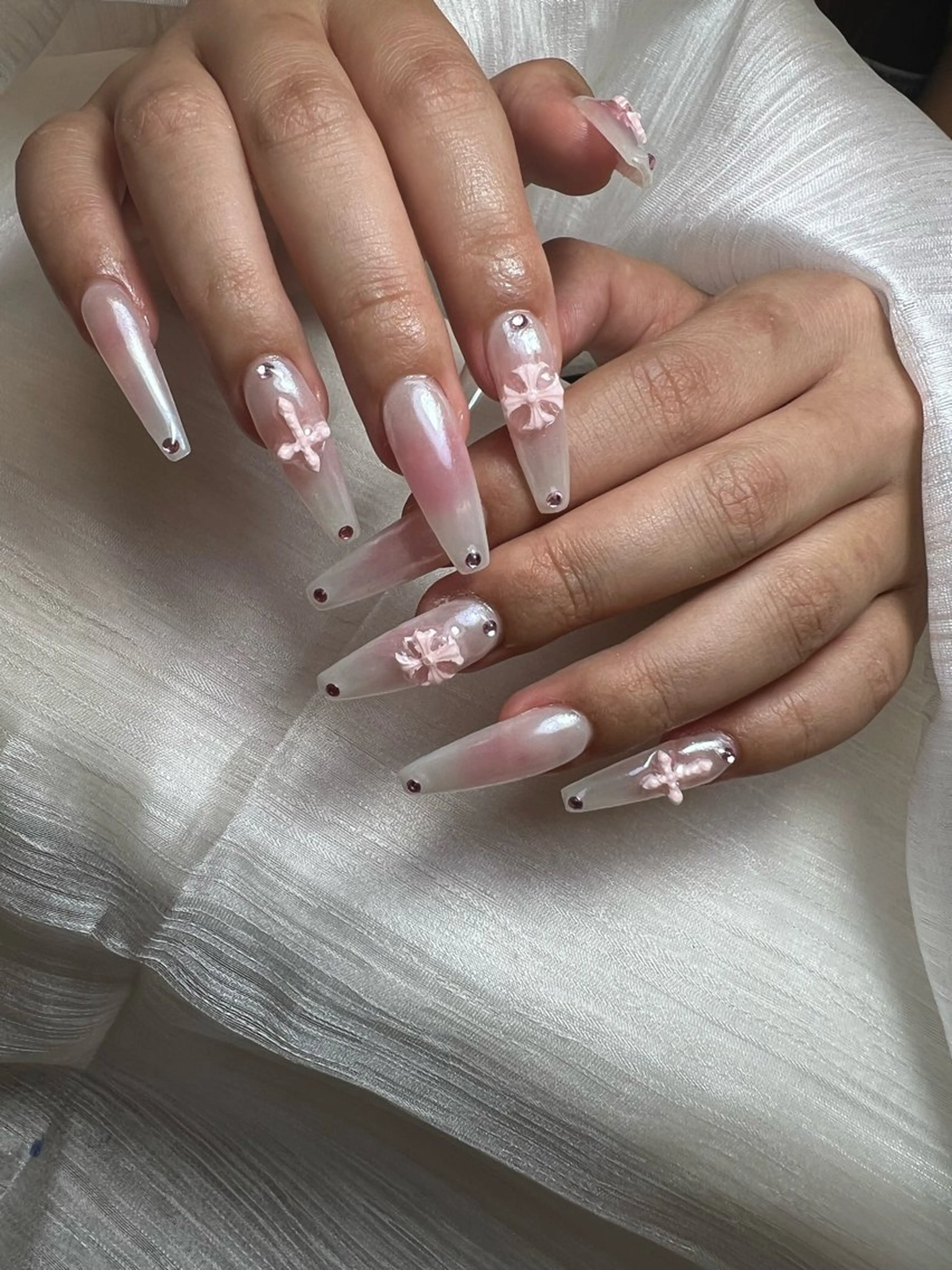 ネイル マグネットネイル ミラーネイル Lee Nailsのネイルデザイン