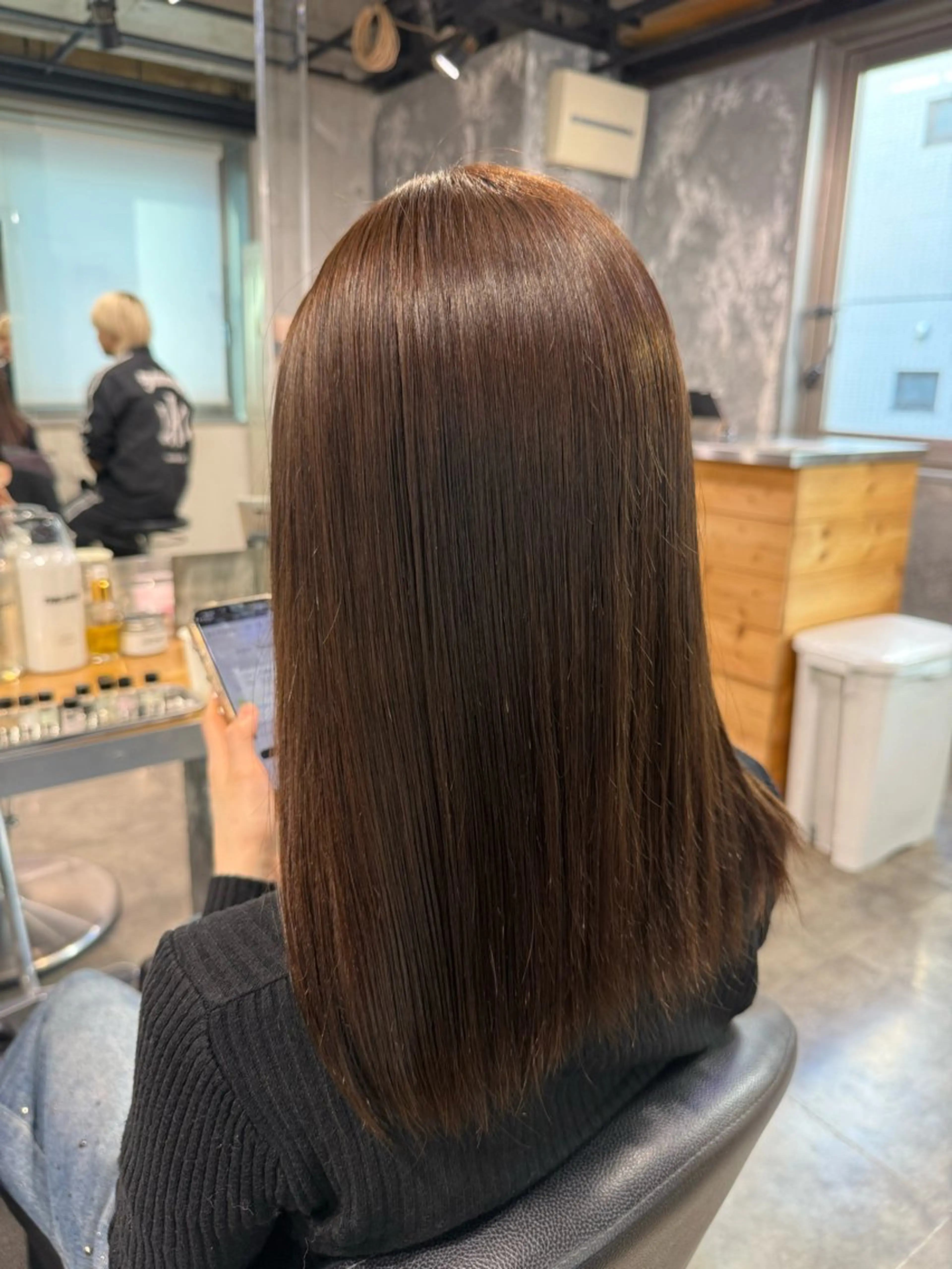 ロング カラー ヘアカラー トリートメント mao⭐️ 透明感カラー‎⭐️のヘアスタイル