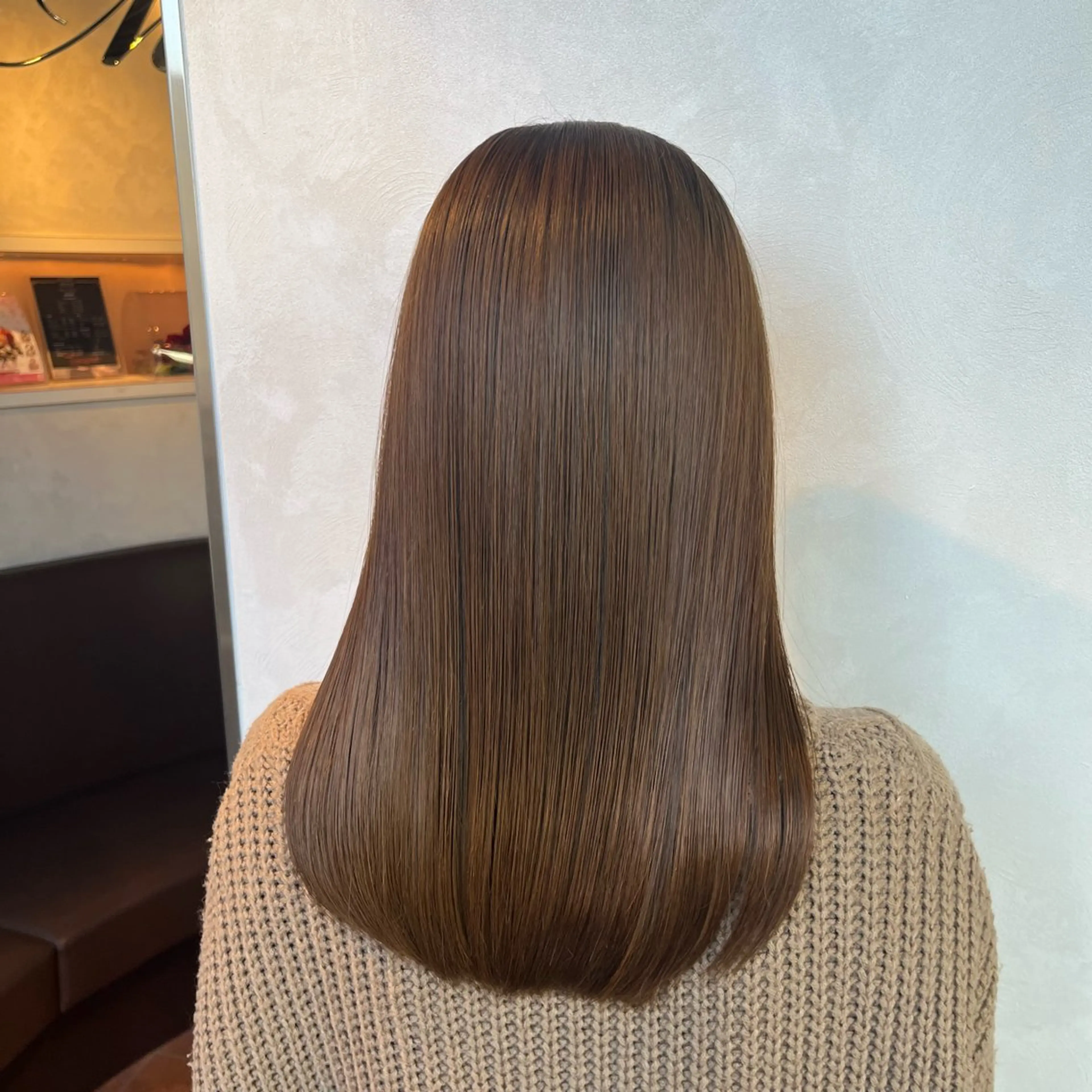 【新規限定】Cut✂️＋サスティナブルストレート🌱＋VEENA🌷ストレートしながらCARE🌷さらっと自然な髪へ✨の写真