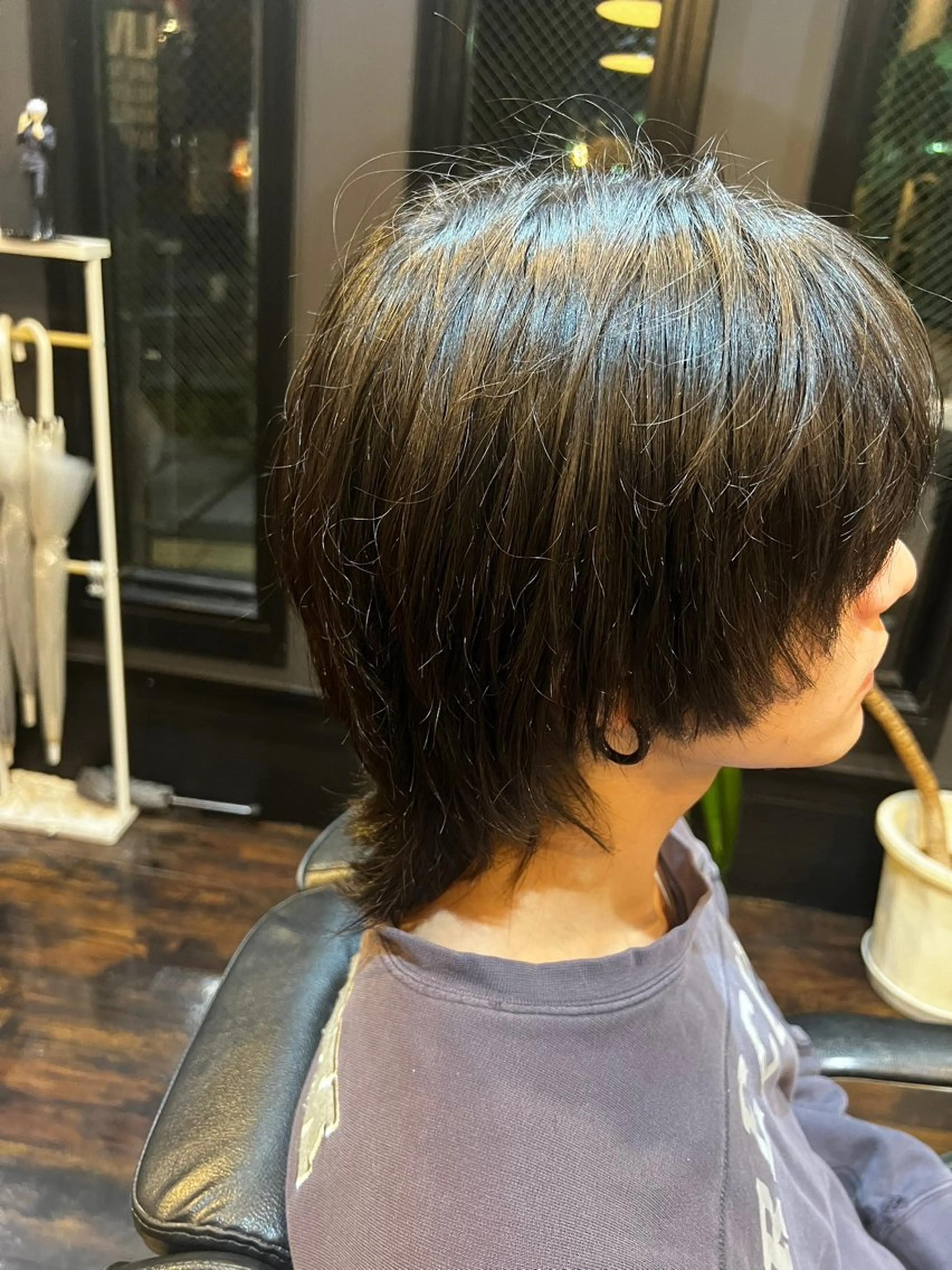 ミディアム メンズ 関根 武蔵のヘアスタイル