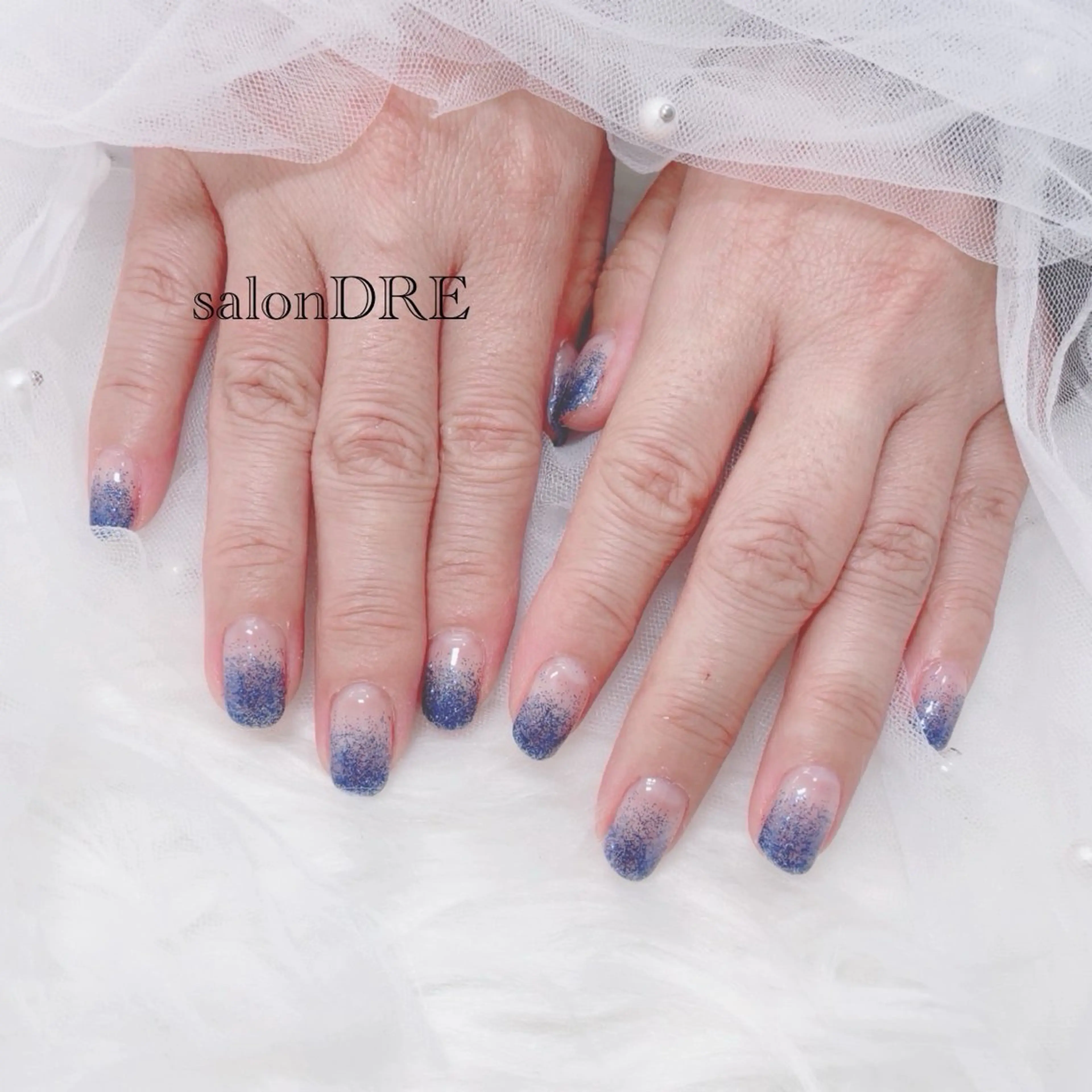 ネイル グラデーション ラメ(グリッター) ラメグラデーション ハンドネイル salonDRE AZUSAのネイルデザイン