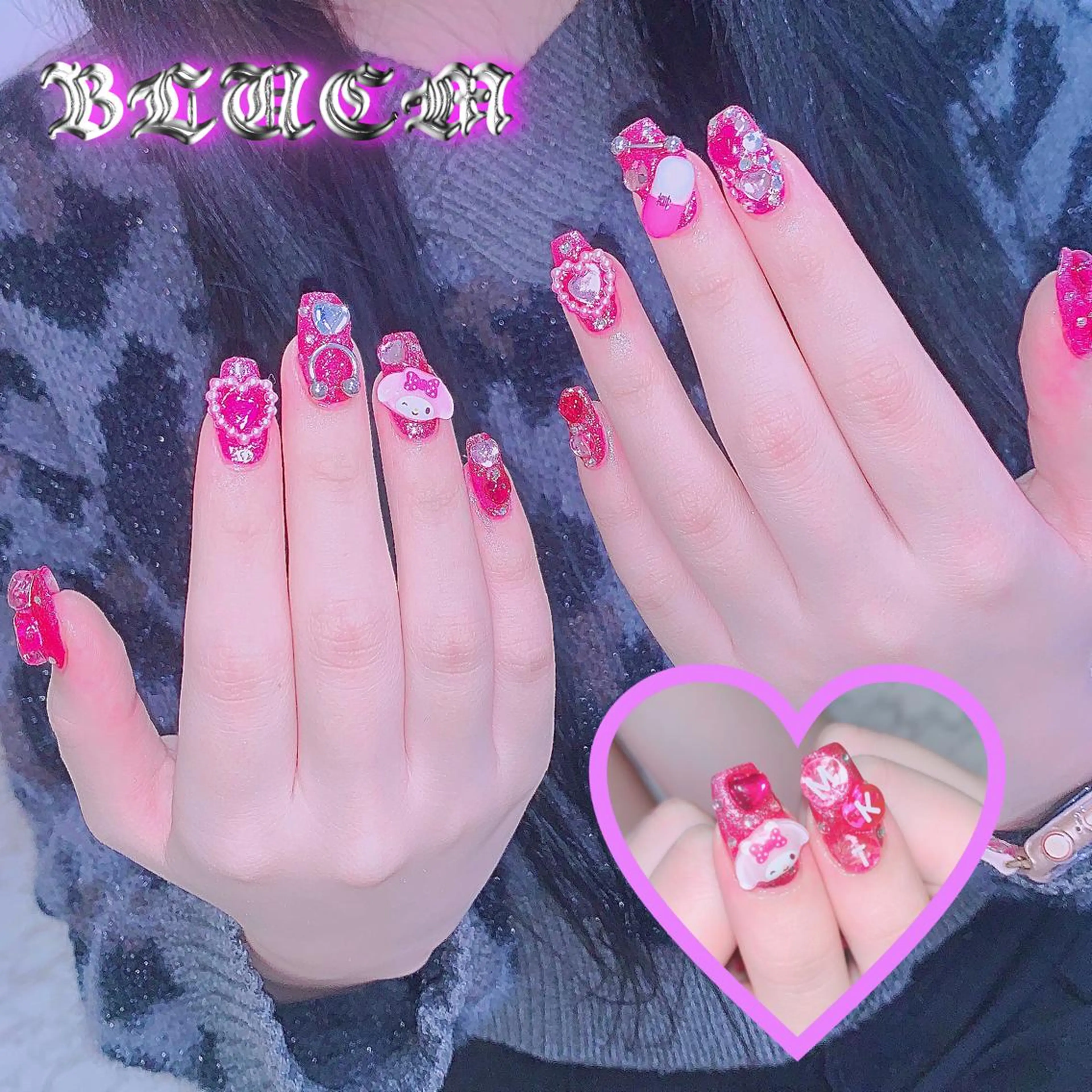 ネイル ハンドネイル BLUEM なな🐶のネイルデザイン