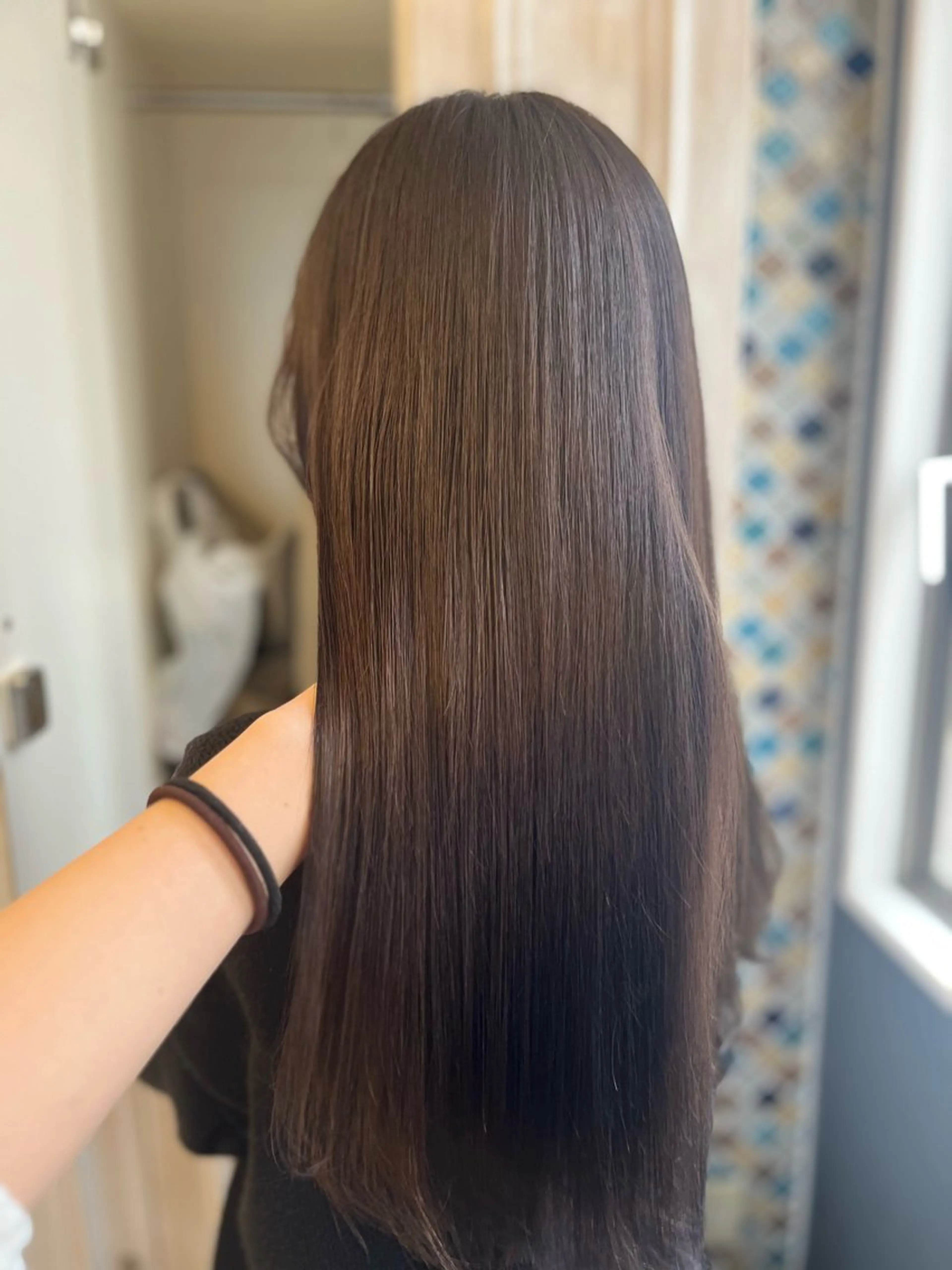 ロング ヘアカラー 友松 世奈のマツエク・マツパデザイン