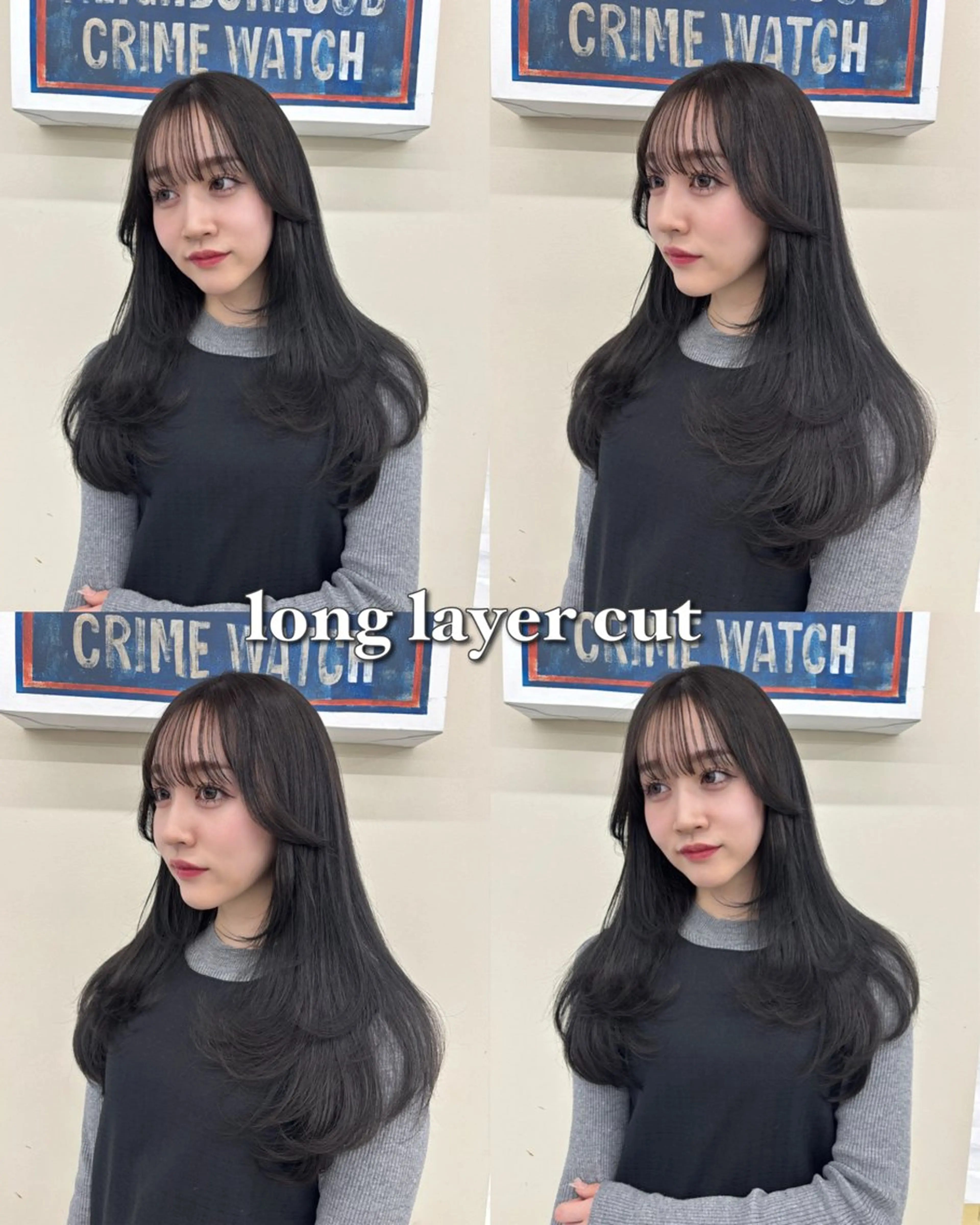 ロング カット ヘアカラー トリートメント レイヤーカット/髪質 改善/momo🎀のヘアスタイル