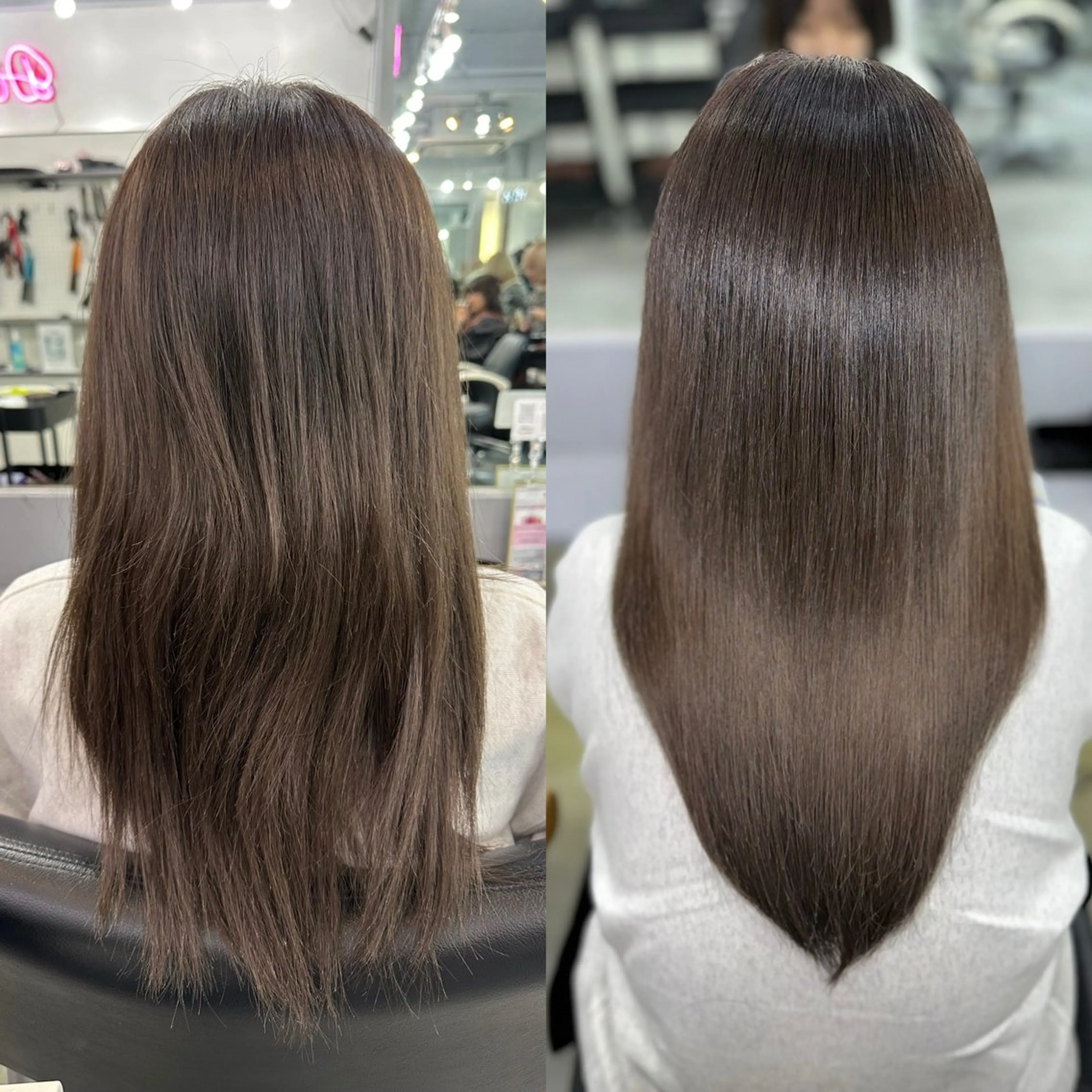 ロング 縮毛矯正 トリートメント 髪質改善🩵縮毛矯正 代々木/木下のヘアスタイル
