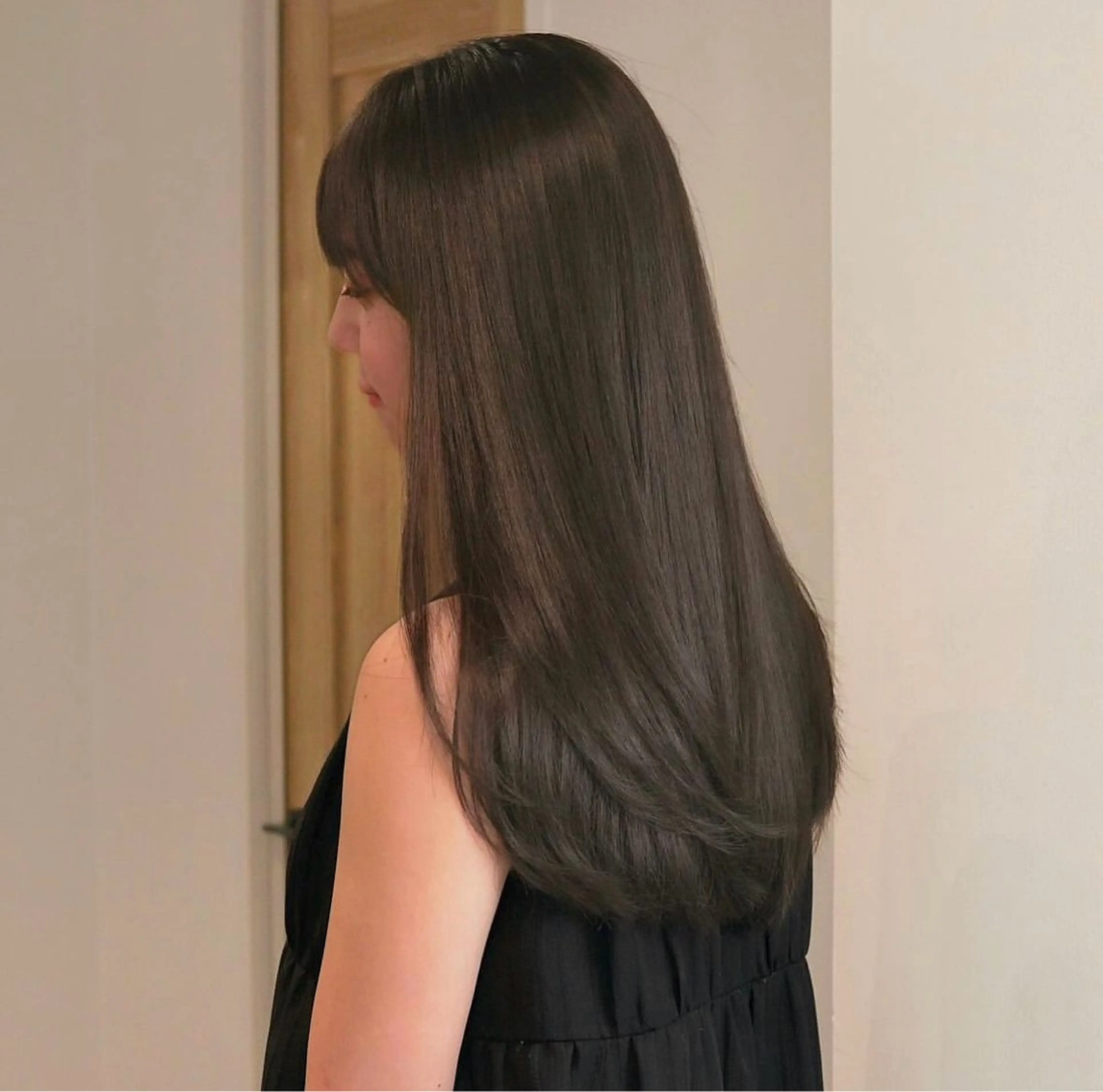 ロング カラー ベージュカラー グレージュ オリーブグレージュ オリーブグレー トリートメント ヘアカラー トリートメント 🦋髪質改善/艶髪 /カラー/go🦋のヘアスタイル