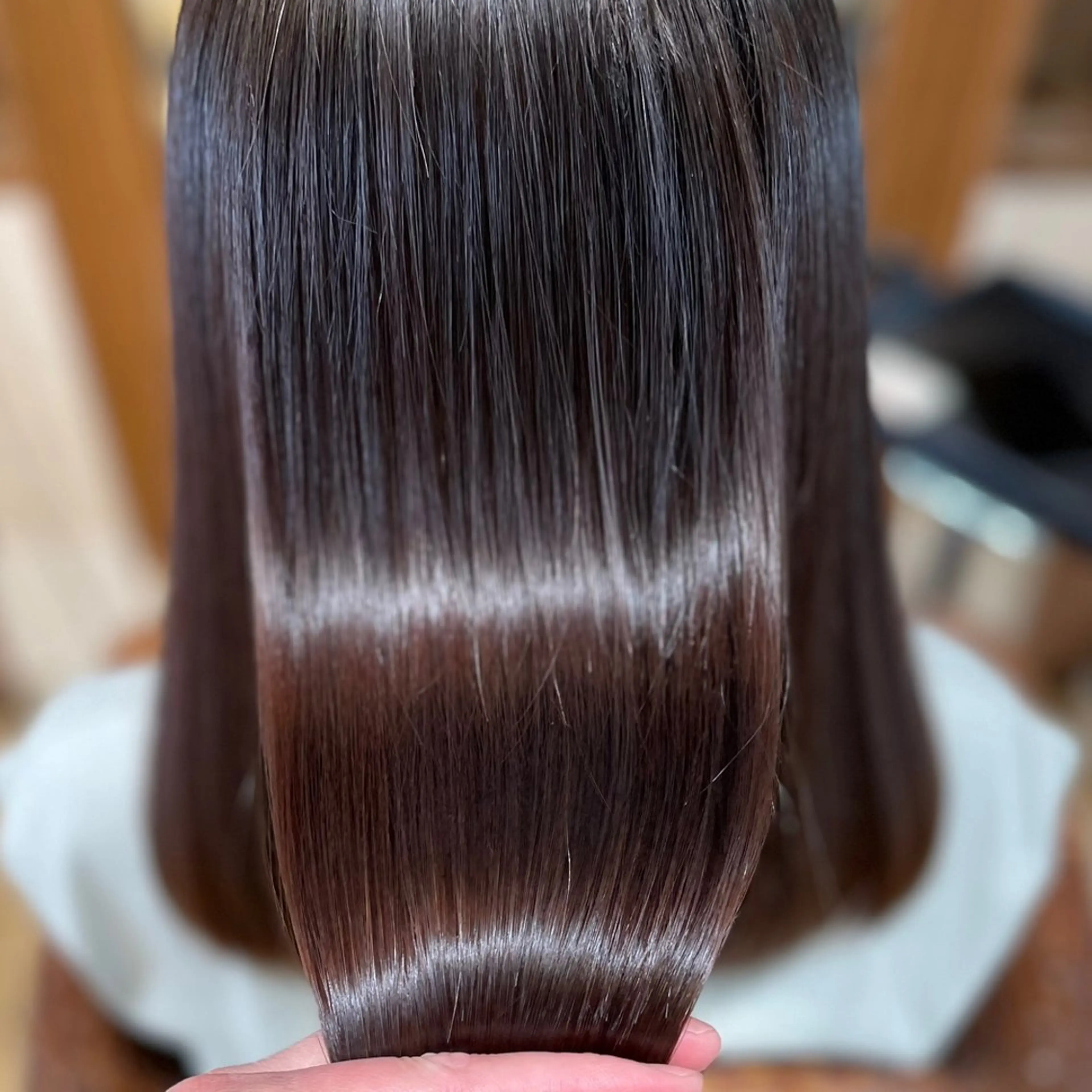 ミディアム カラー パーマ エイジングケア特化 美容師✂️山崎竜二のヘアスタイル