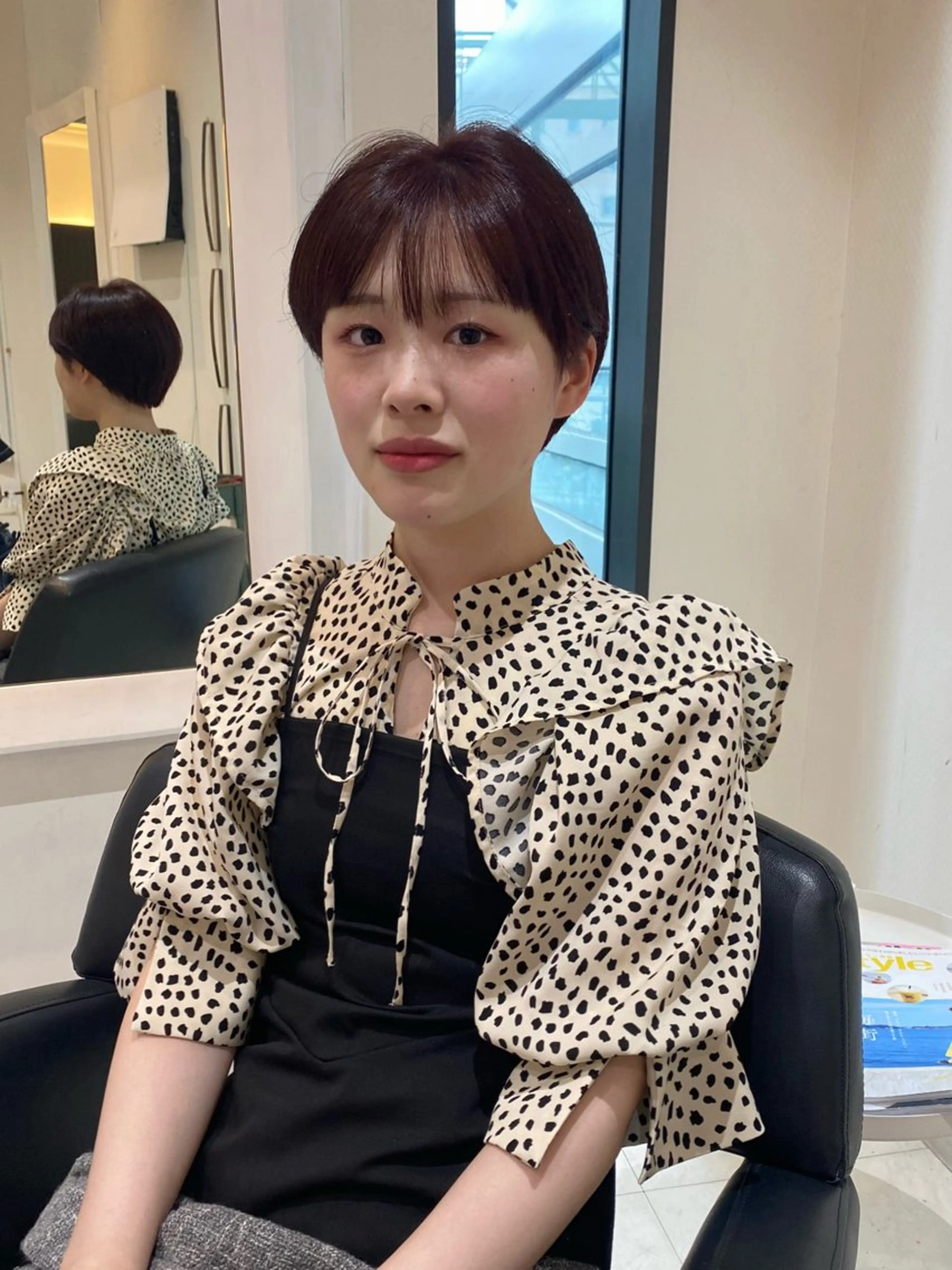 ショート カラー カット ヘアカラー トリートメント mai / linoah˚✧のヘアスタイル