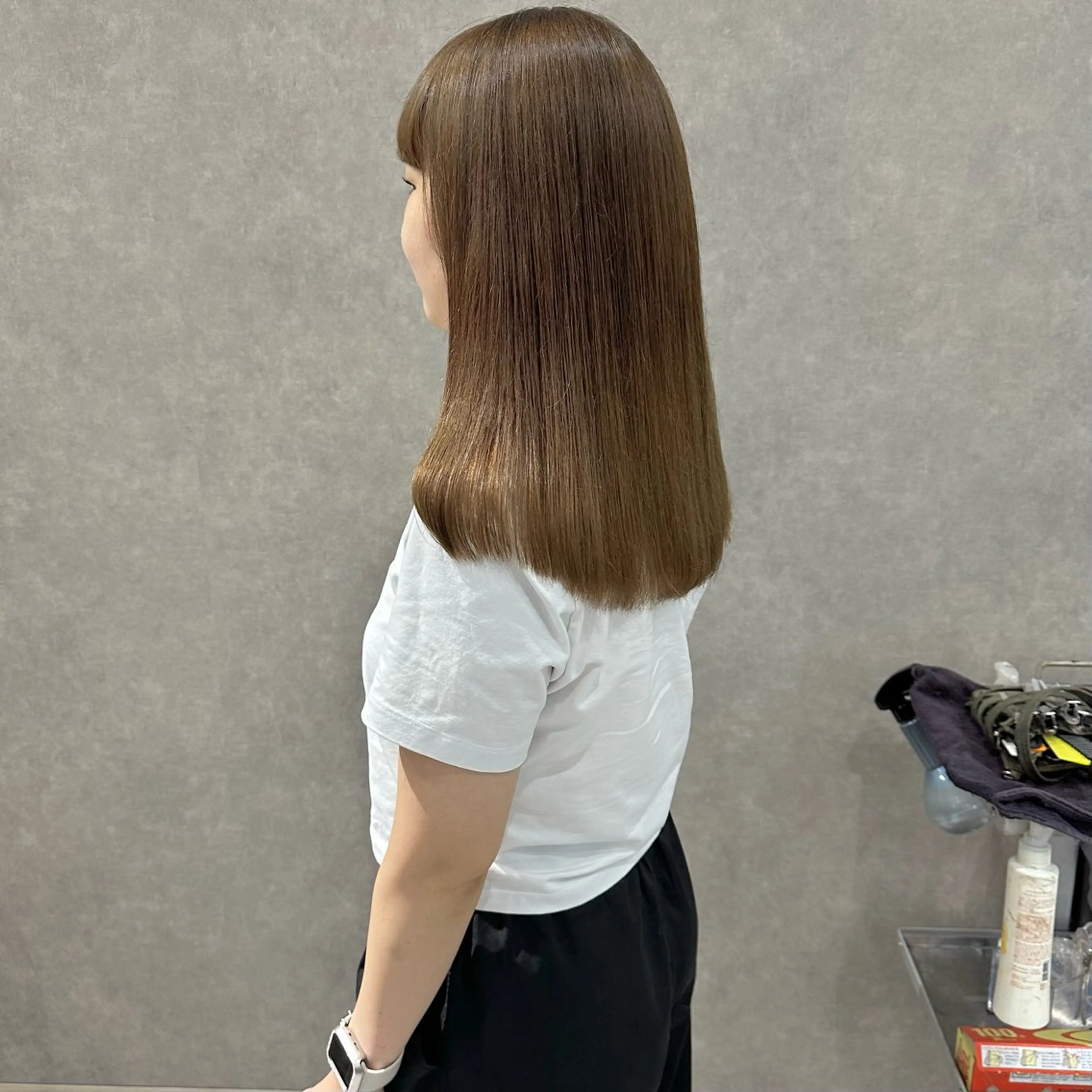 ミディアム カラー トリートメント はちすか るかのヘアスタイル