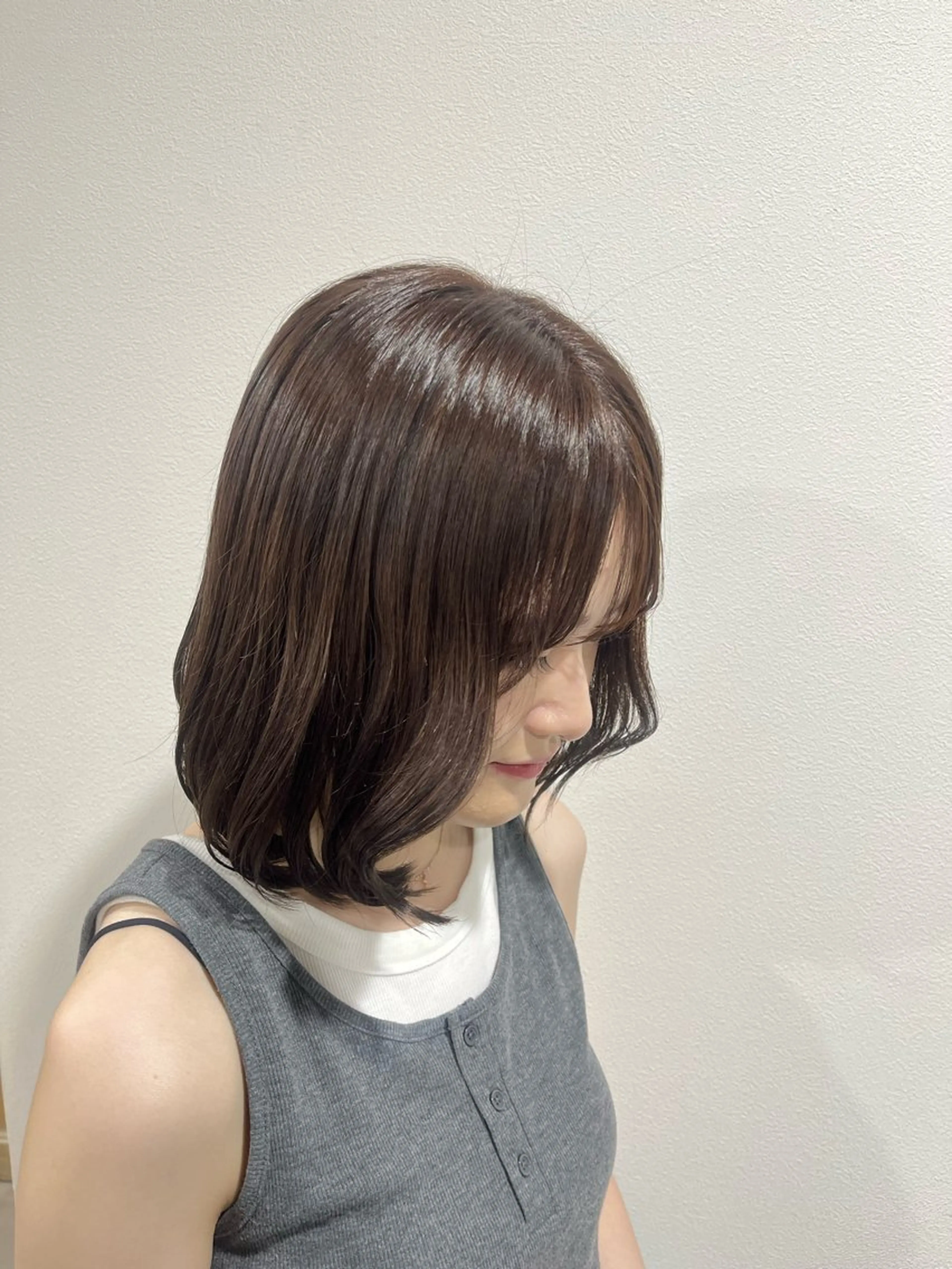 ショート ヘアカラー 艶カラー透明感カラー まいか🫧‪のヘアスタイル