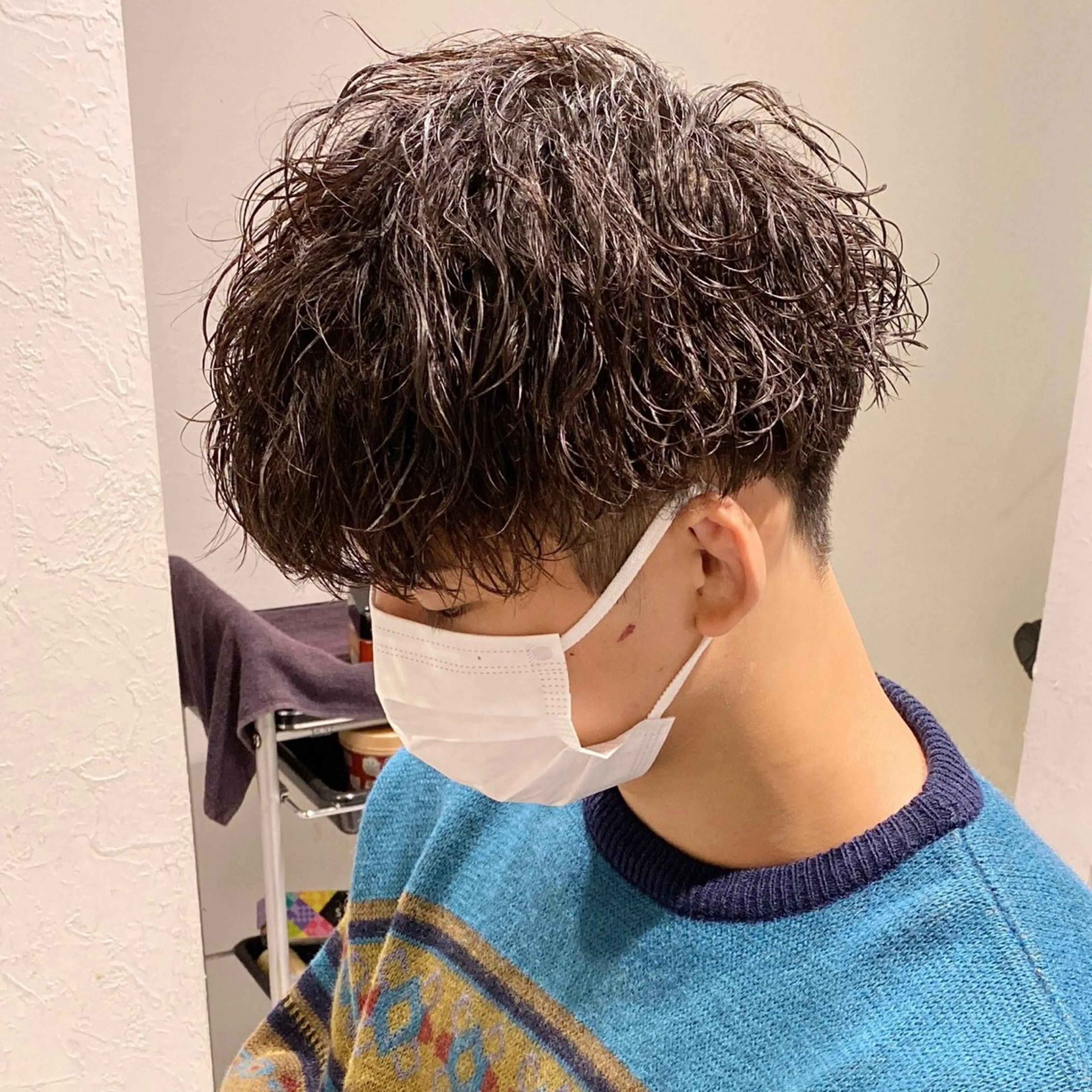 パーマ メンズ men's特化 値段以上の仕上がりにのヘアスタイル