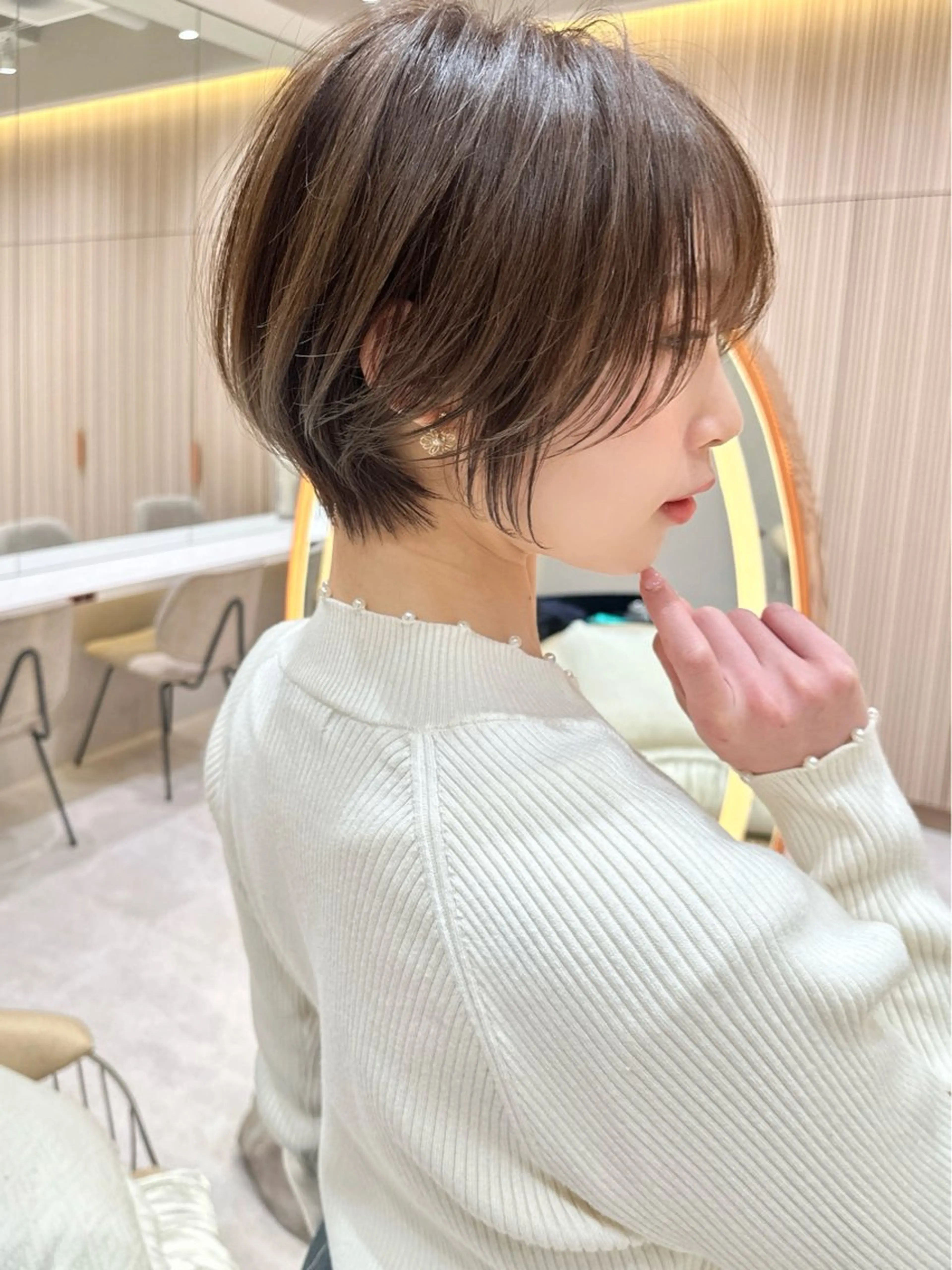 ショート カラー カット ヘアカラー トリートメント 縮毛矯正✨🫧 レイヤー川村利幸のヘアスタイル