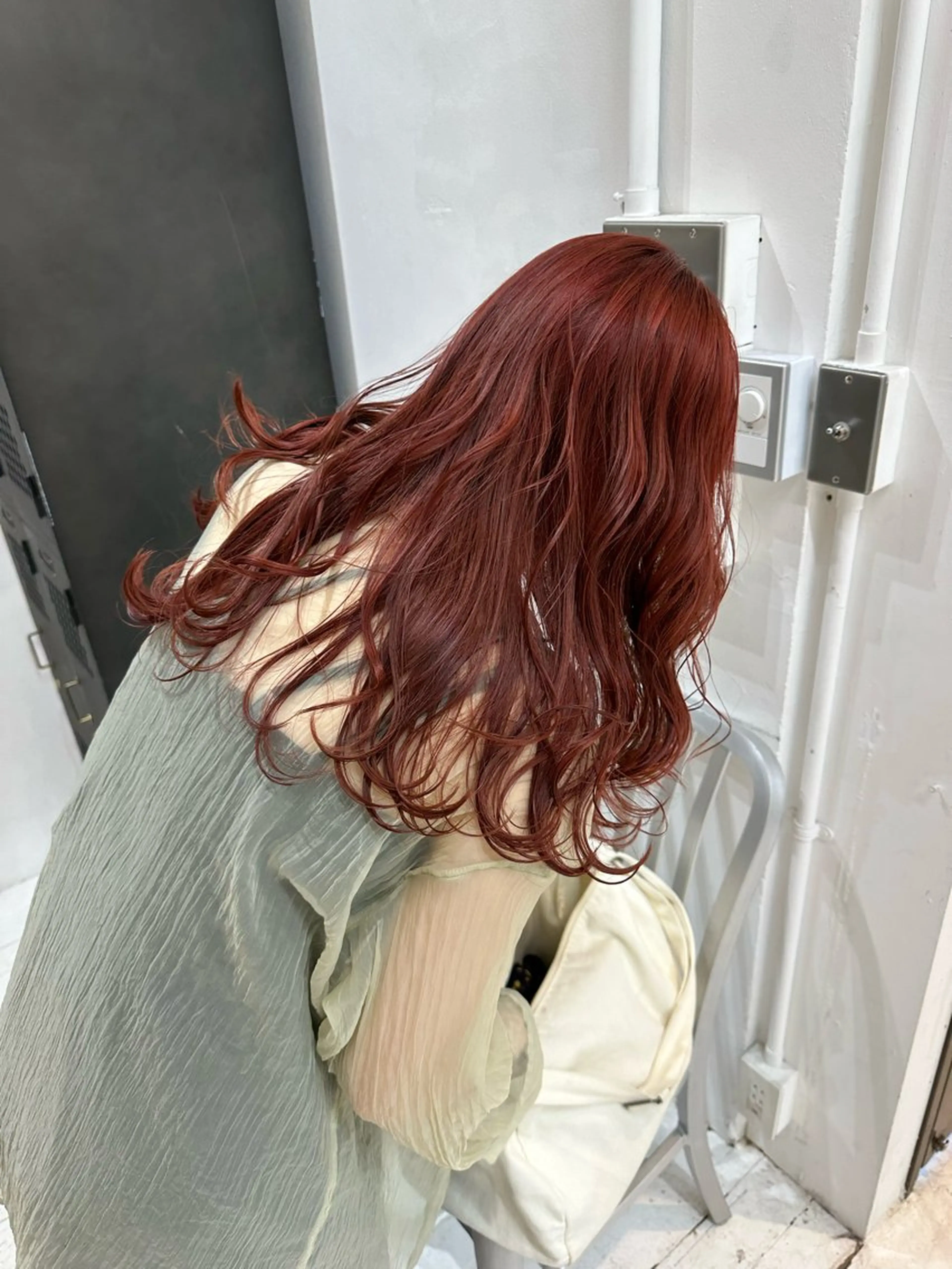 セミロング カラー ヘアカラー トリートメント ヘッドスパ ヘアセット kai .のヘアスタイル