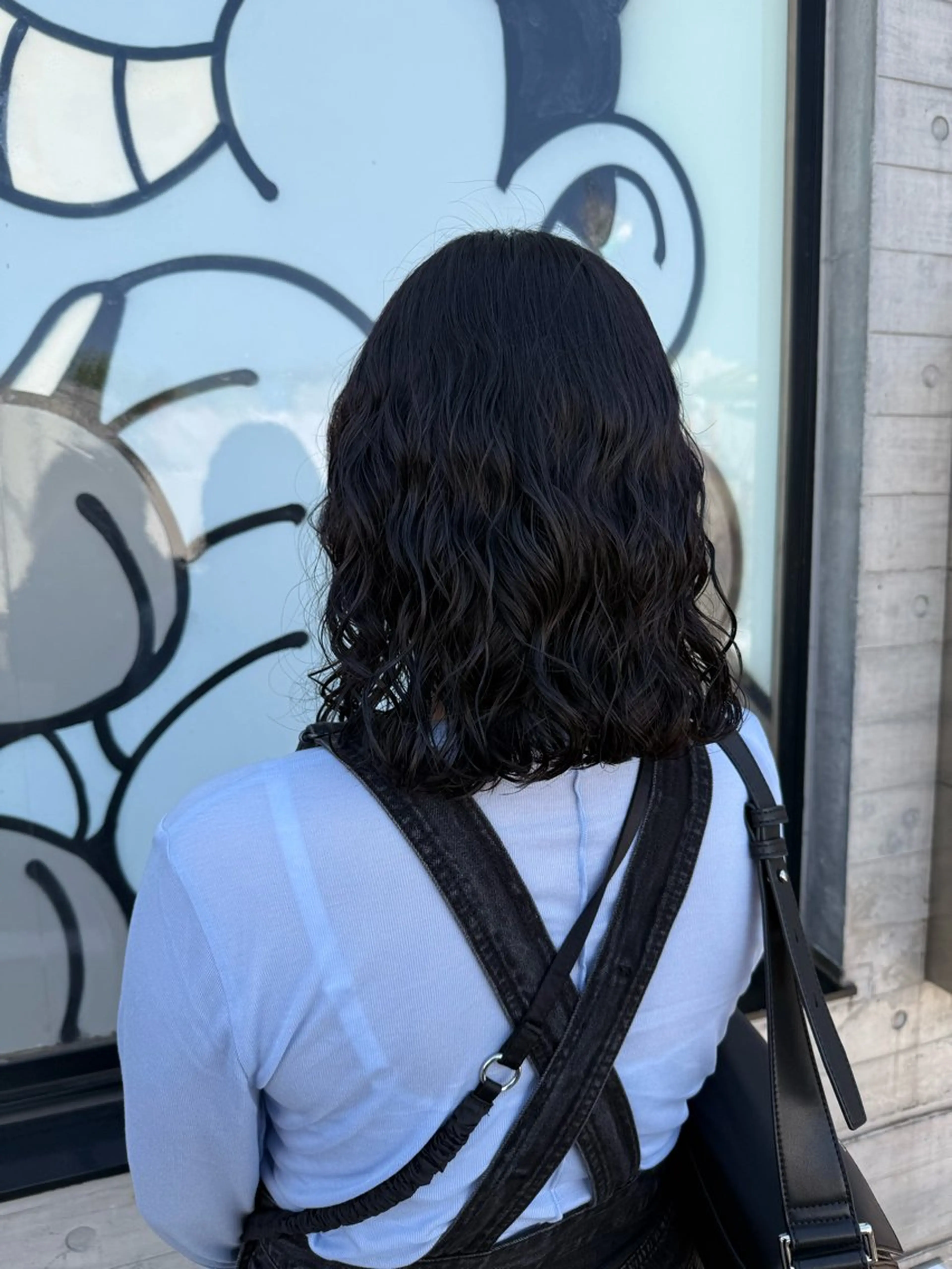 ミディアム カット パーマ トリートメント デジタルパーマ/ ウェーブパーマ/神野のヘアスタイル