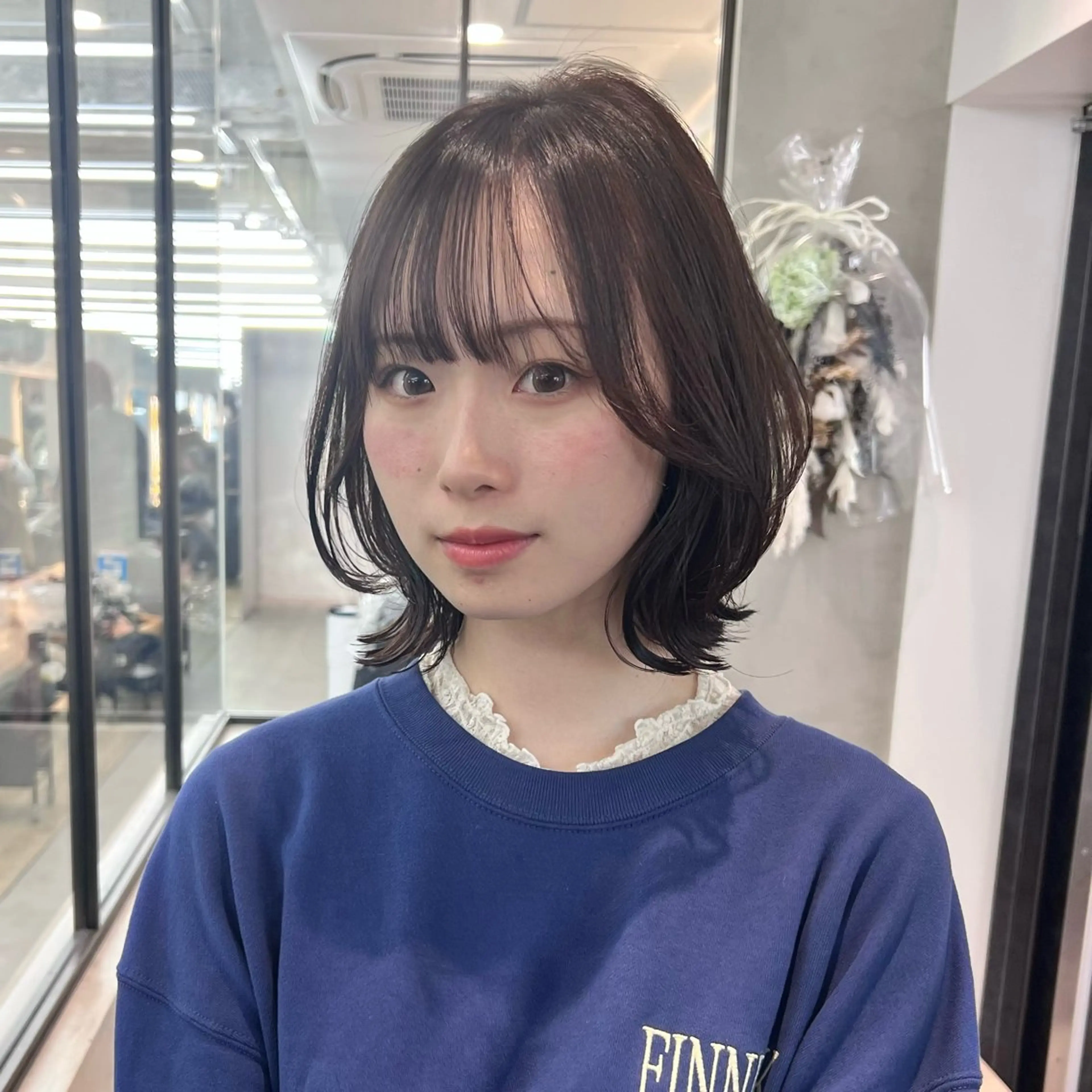 ショート カラー ボブレイヤー 透明感カラー ボブ くびれヘア 髪質改善 カット ヘアカラー メンズ/韓国レイヤー /縮毛矯正/📍爽太のヘアスタイル