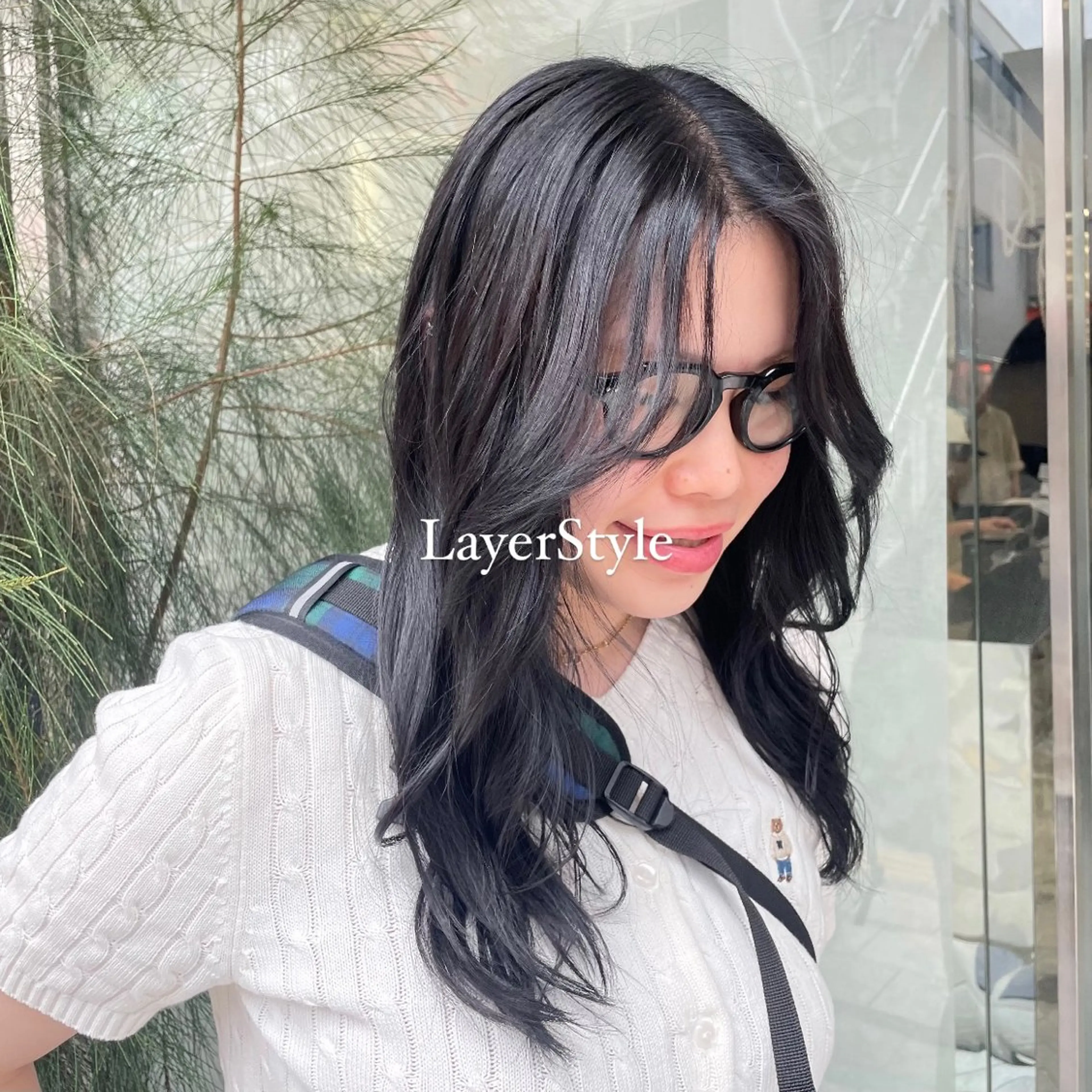 ロング カラー sawaka🪽レイ ヤー/酸性ストレートのヘアスタイル