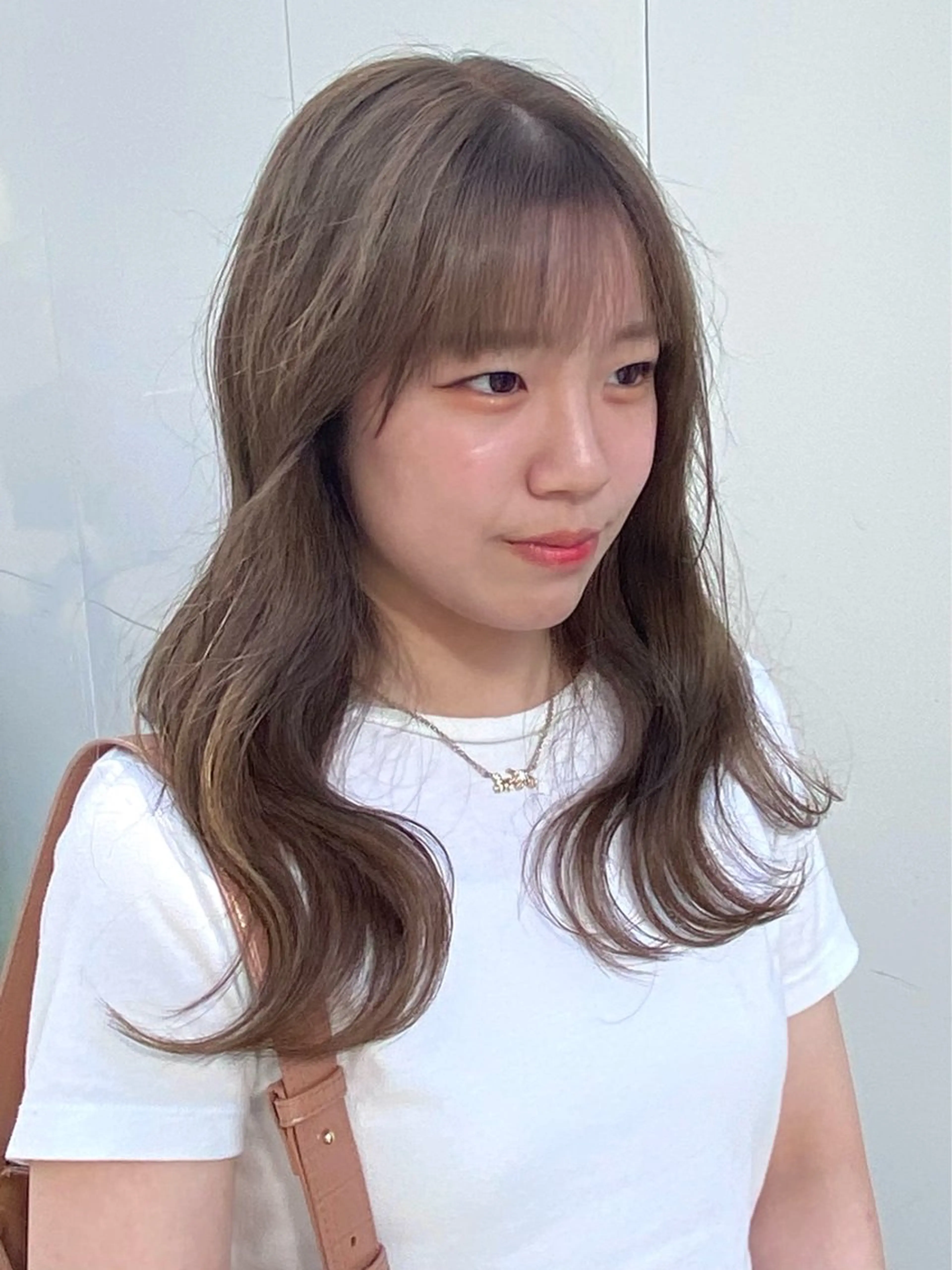 セミロング カラー ウチダ ユウヤのヘアスタイル