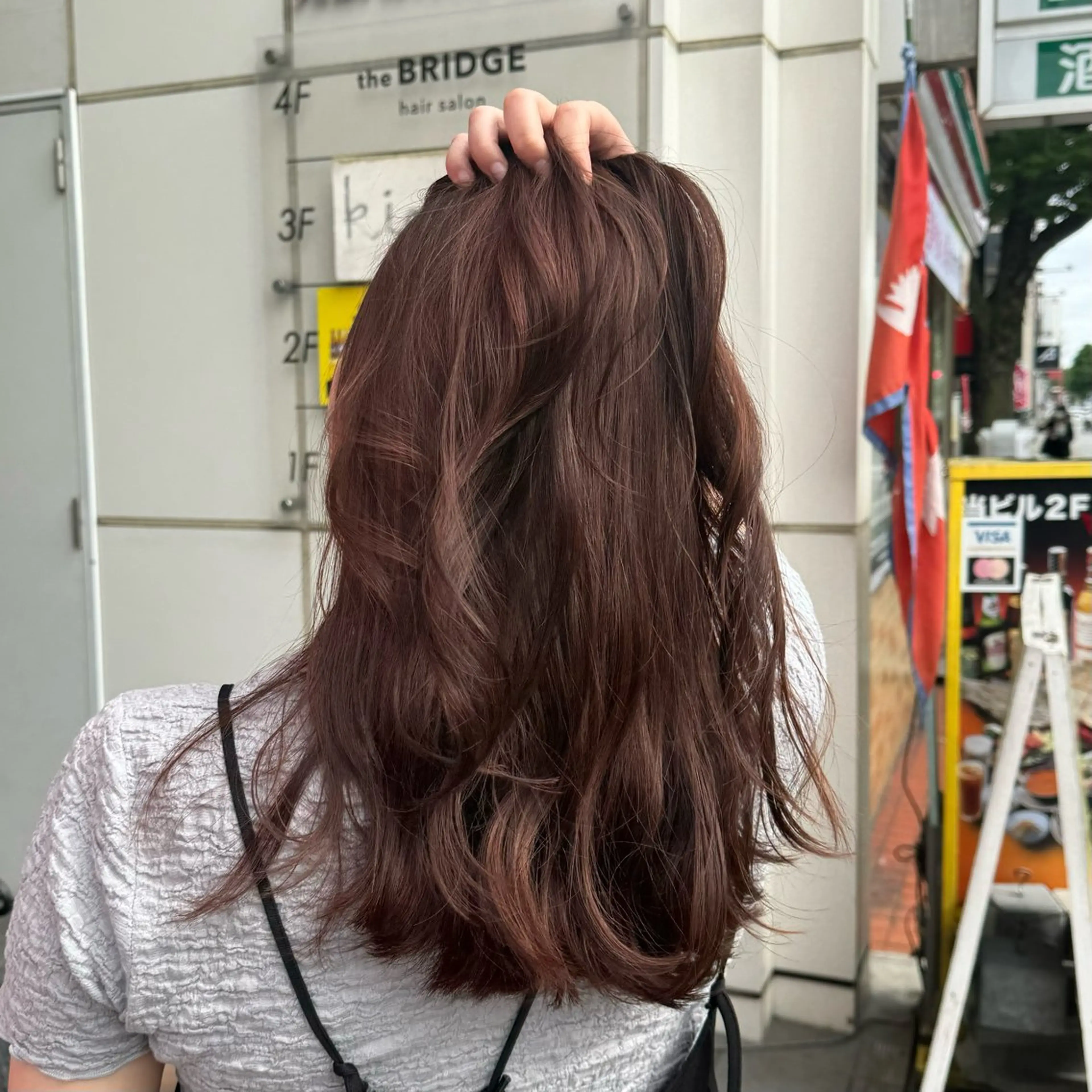 セミロング カラー theBRIDGE/ 神谷ゆうなのヘアスタイル