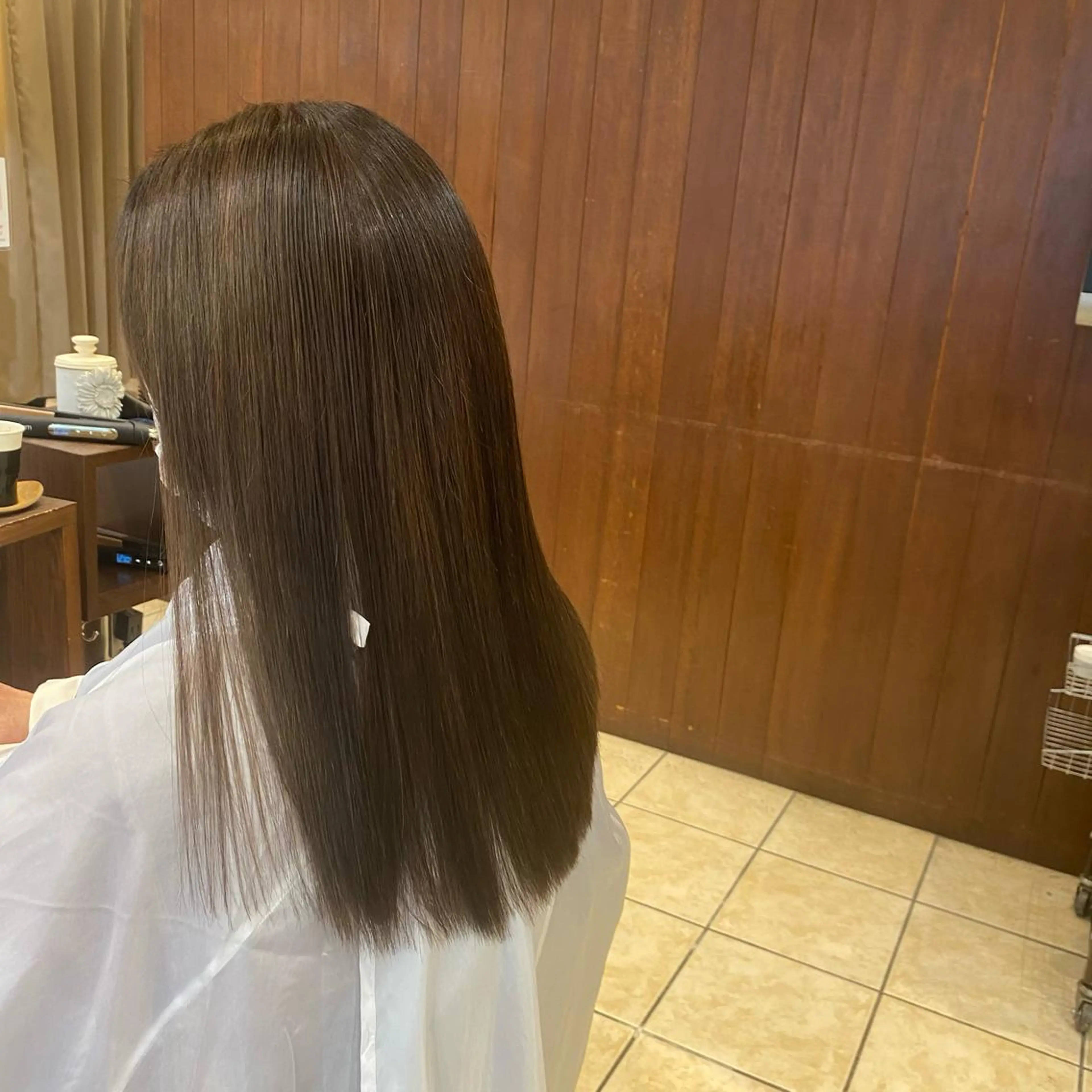 ロング トリートメント 酸熱トリートメント 髪質改善 髪質改善カラーゆうひのヘアスタイル