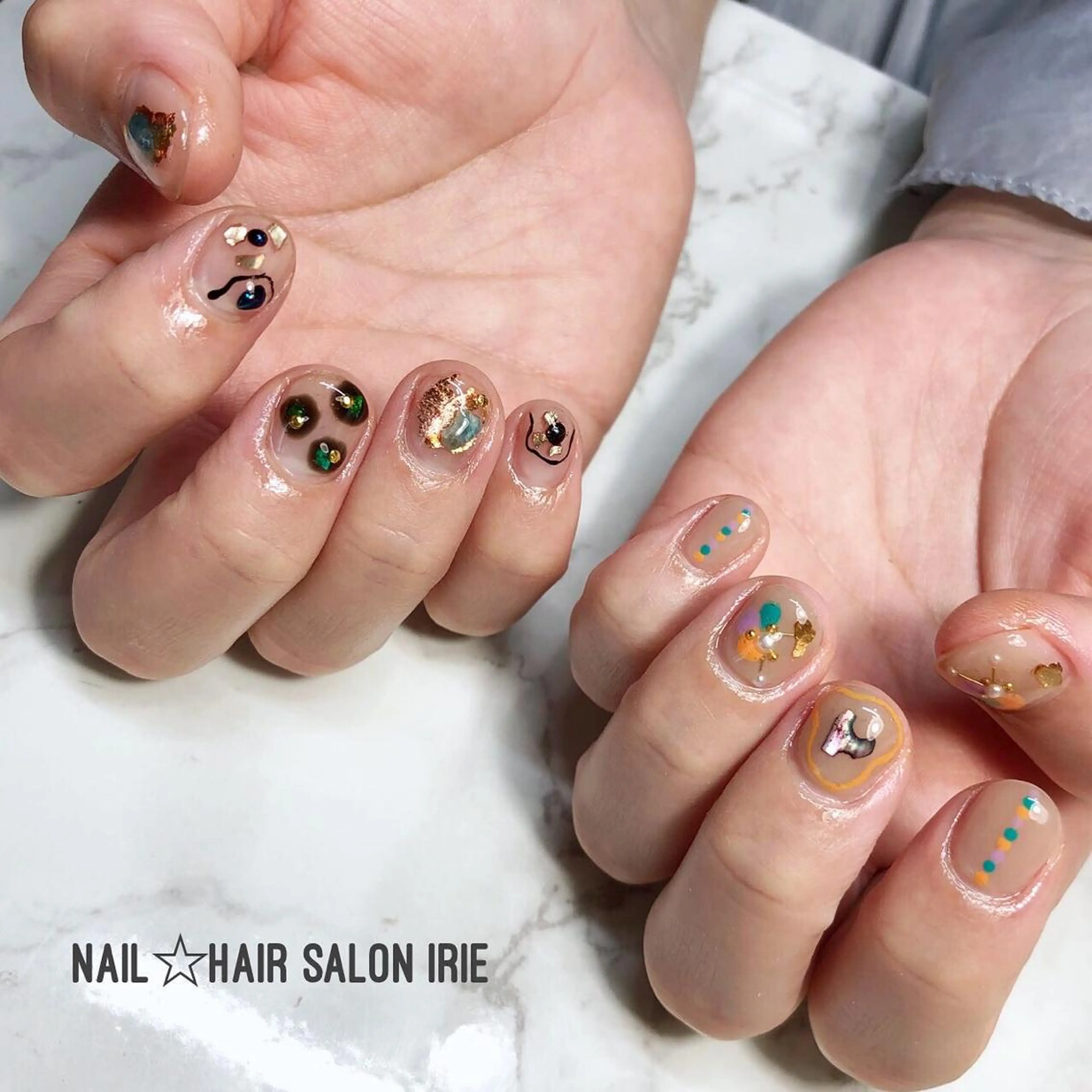 ネイル ハンドネイル Hair salon Irie所属・與儀 知佳のネイルデザイン