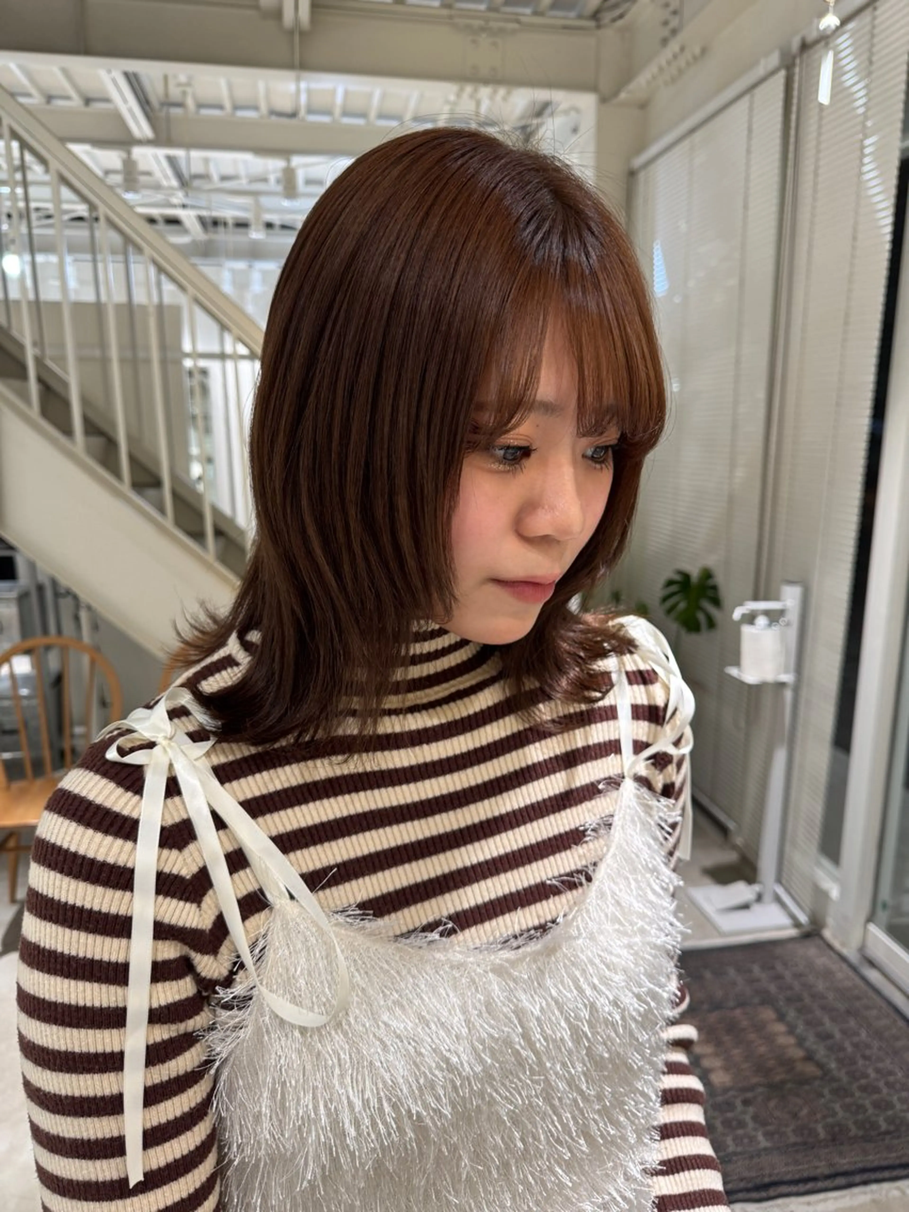 カラー 本田 実可子のヘアスタイル