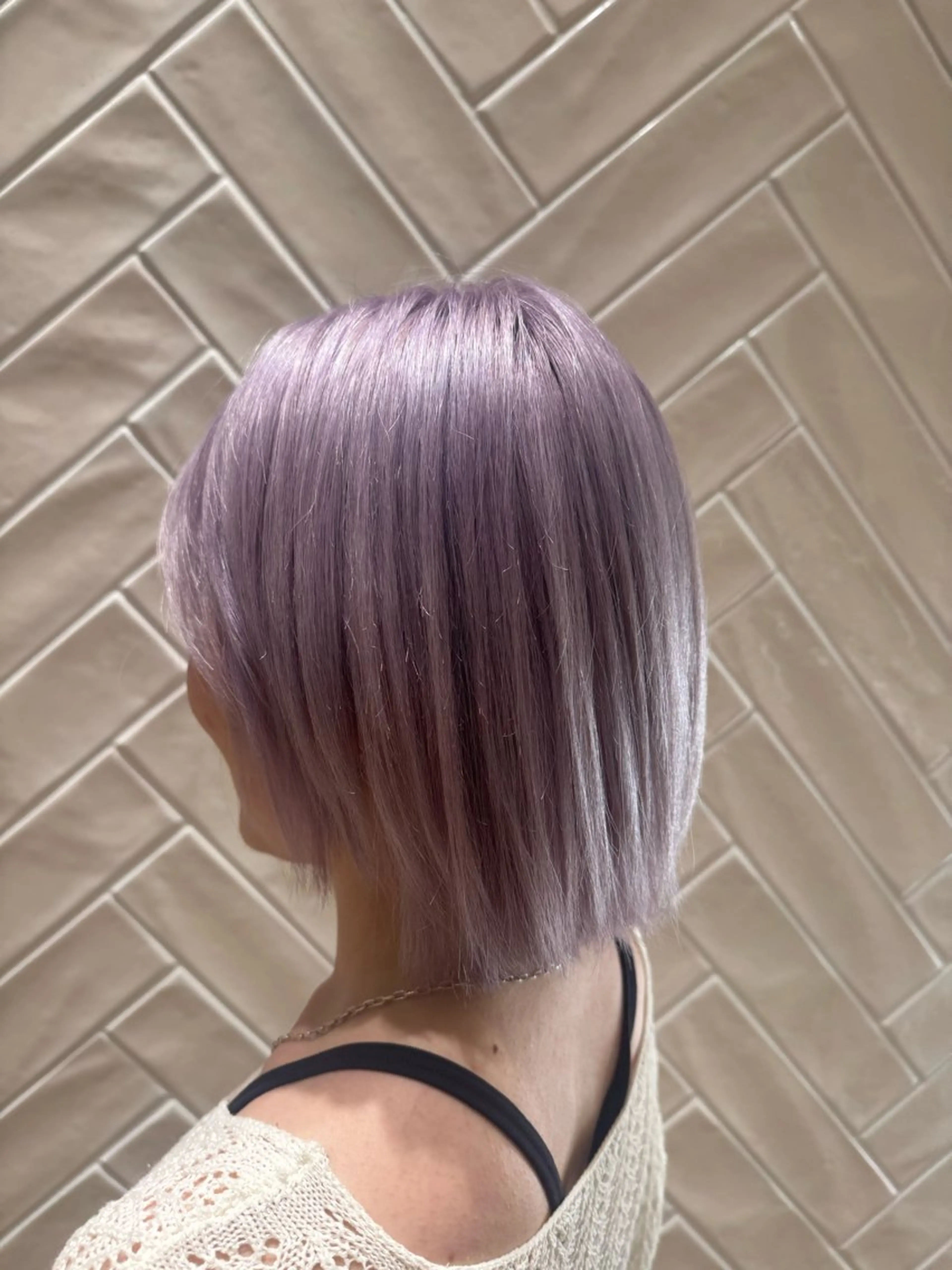 ショート カラー ヘアカラー トリートメント 河添 麗菜のヘアスタイル