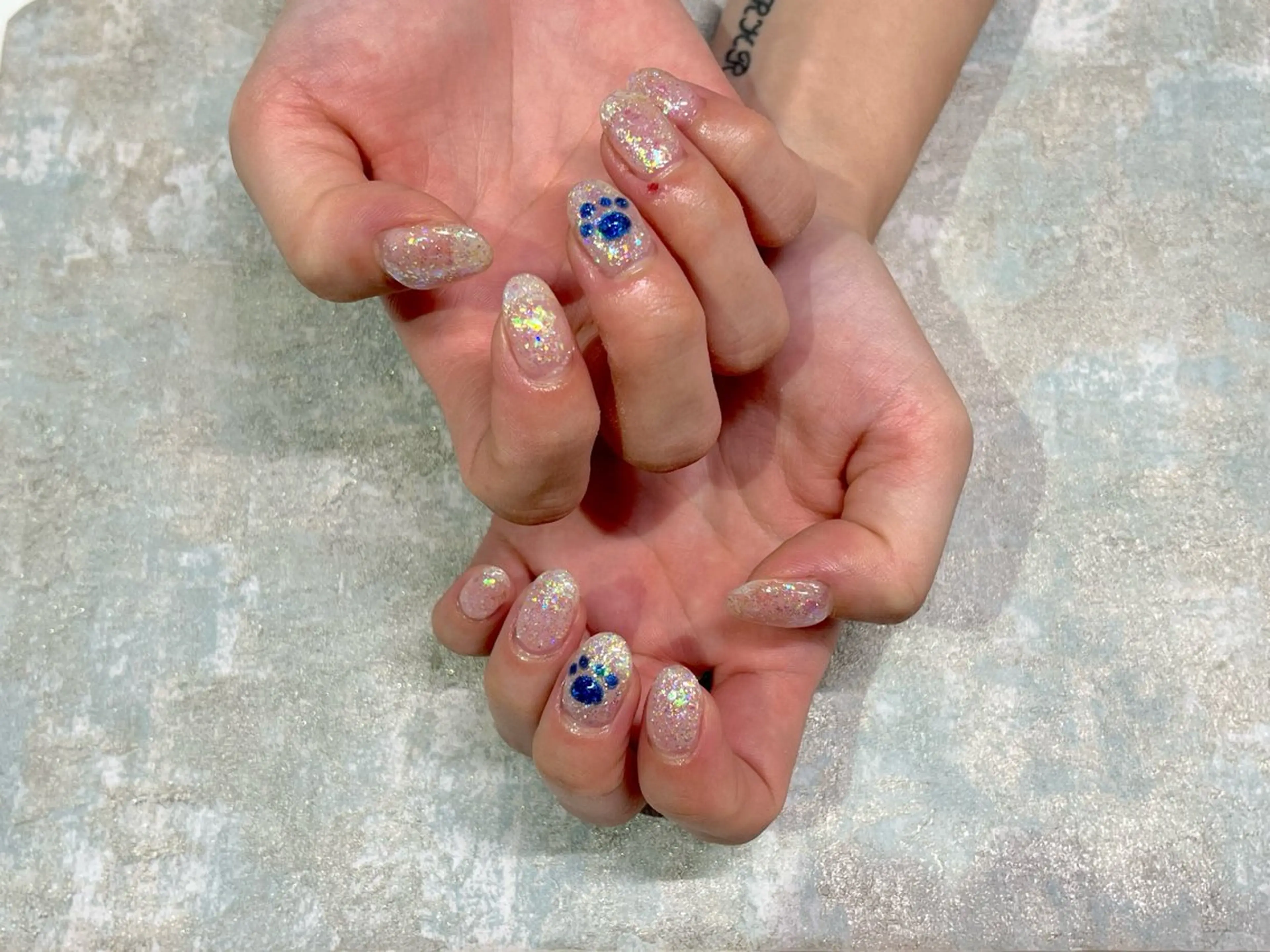 ネイル アートネイル キラキラネイル Asakawa yuzukaのネイルデザイン