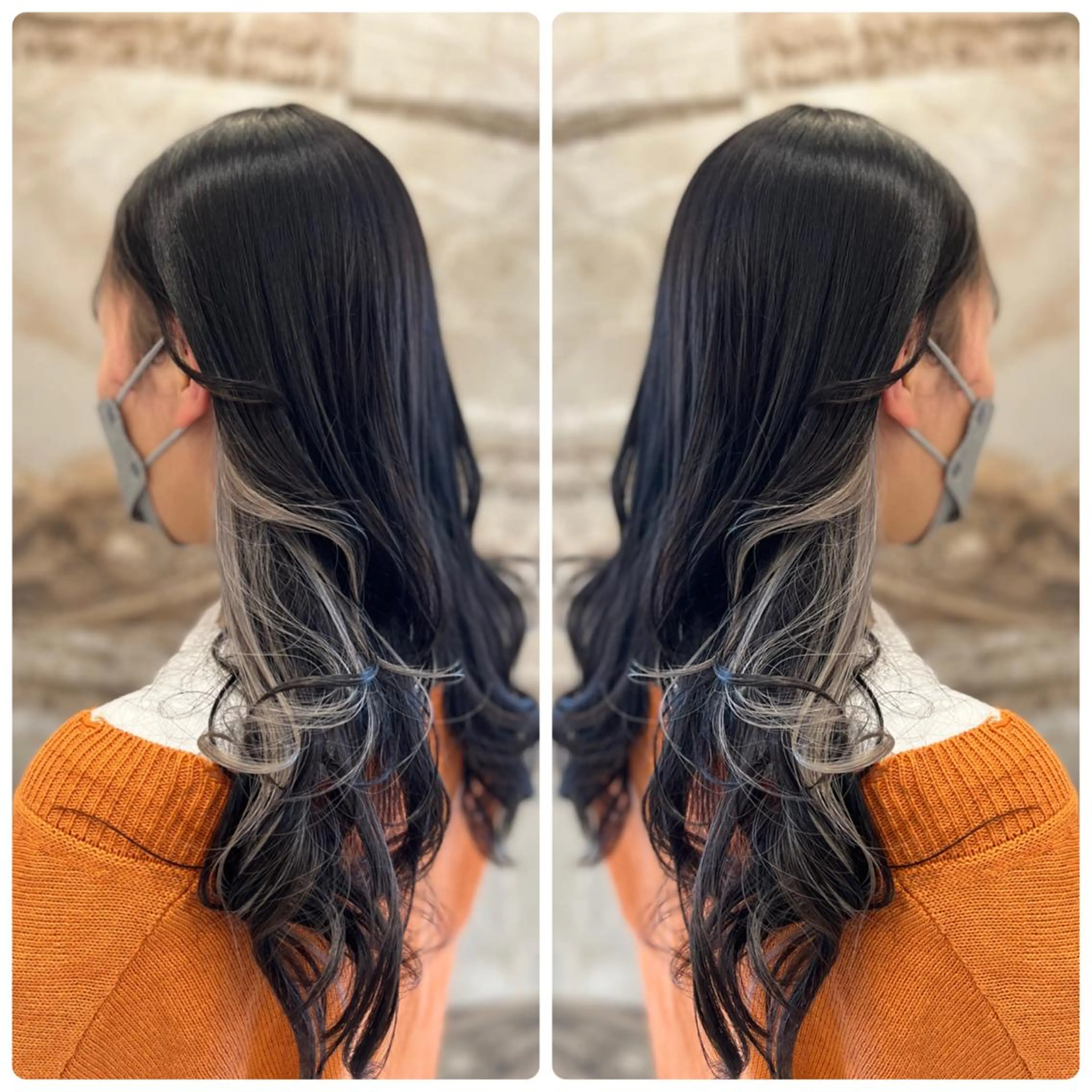 ロング カラー グレージュ ヘアカラー トリートメント 小山内 龍一郎 店長のヘアスタイル