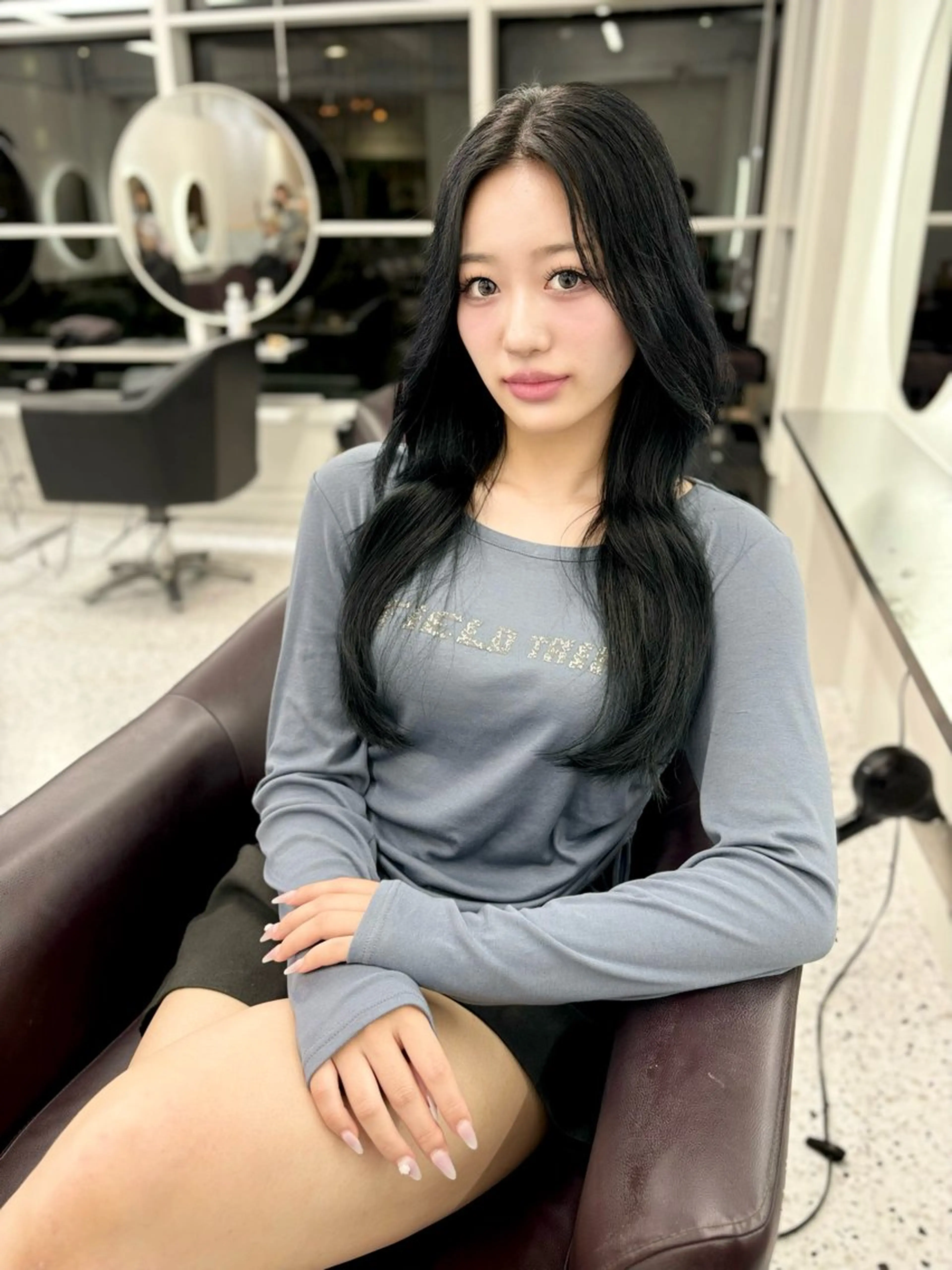 ロング カラー 艶髪ハイトーン 💎yuuki💎のヘアスタイル