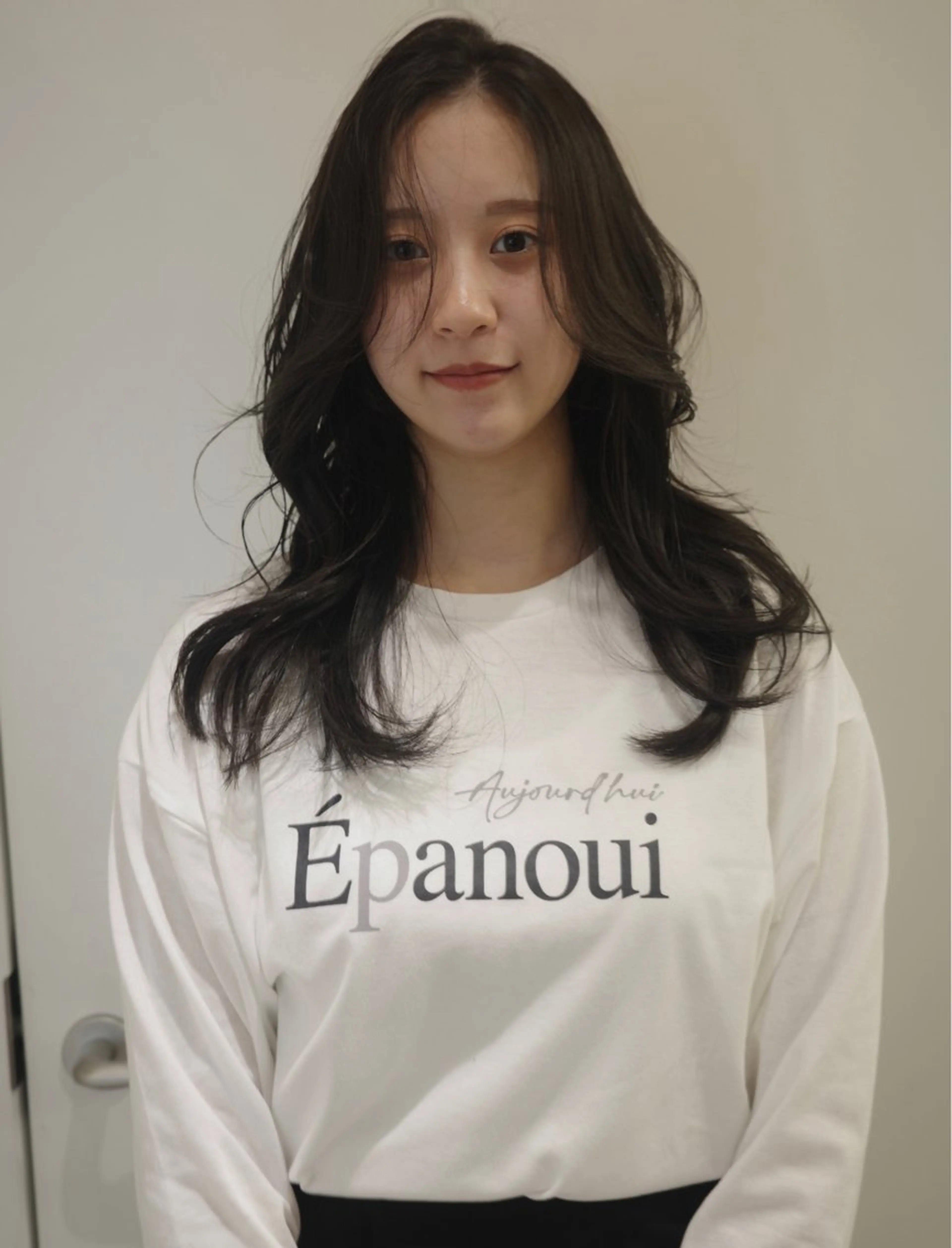 ロング カラー アディクシーカラー バレイヤージュ ブリーチ デザインカラー ダブルカラー カット ヘアカラー トリートメント opus 店長大和 レイヤー/赤み消しのヘアスタイル