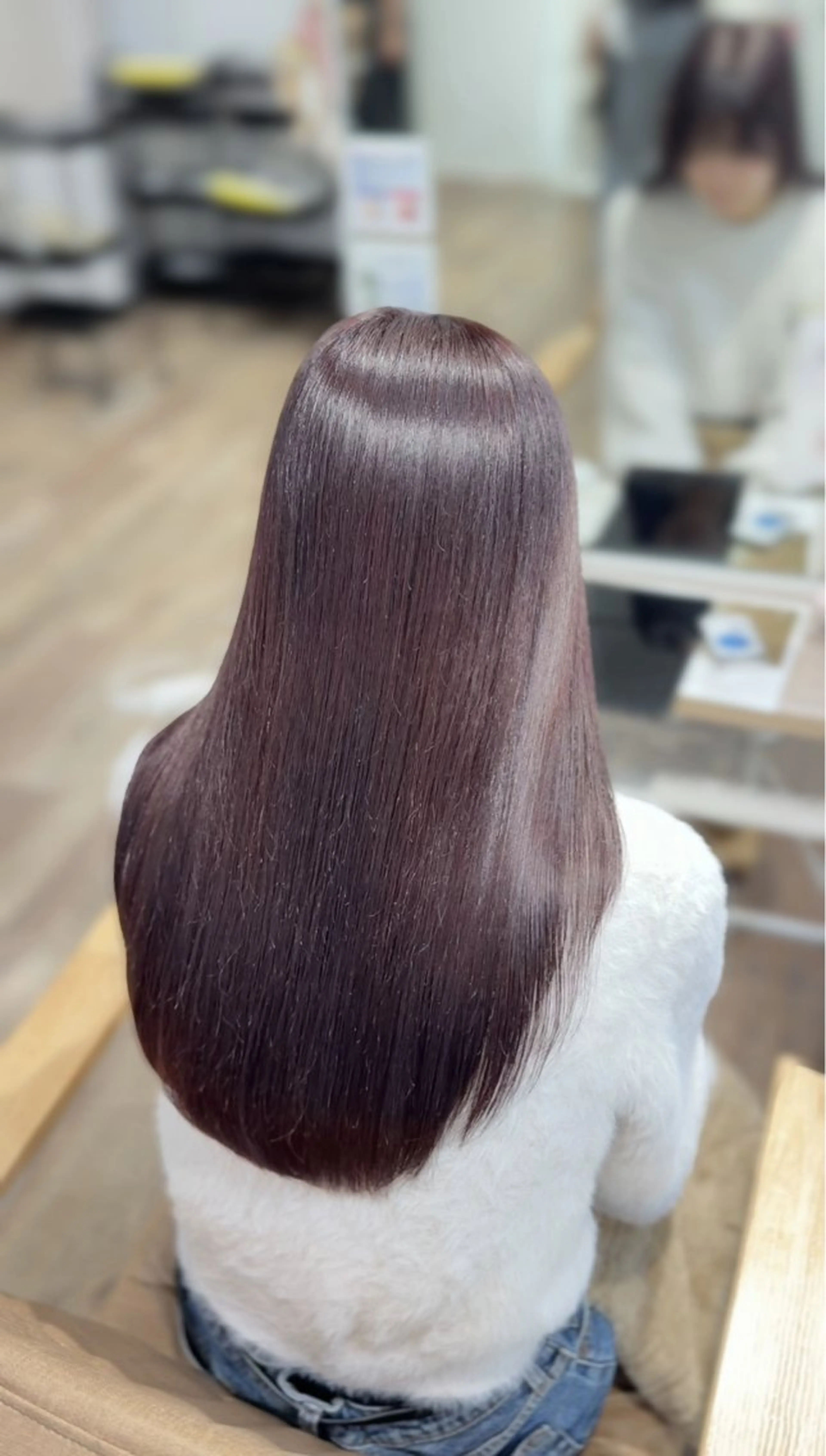 【絡まりが気になる方向け💎】似合わせカット×艶感美容液カラー🫧／ウォータートリートメント💙の写真