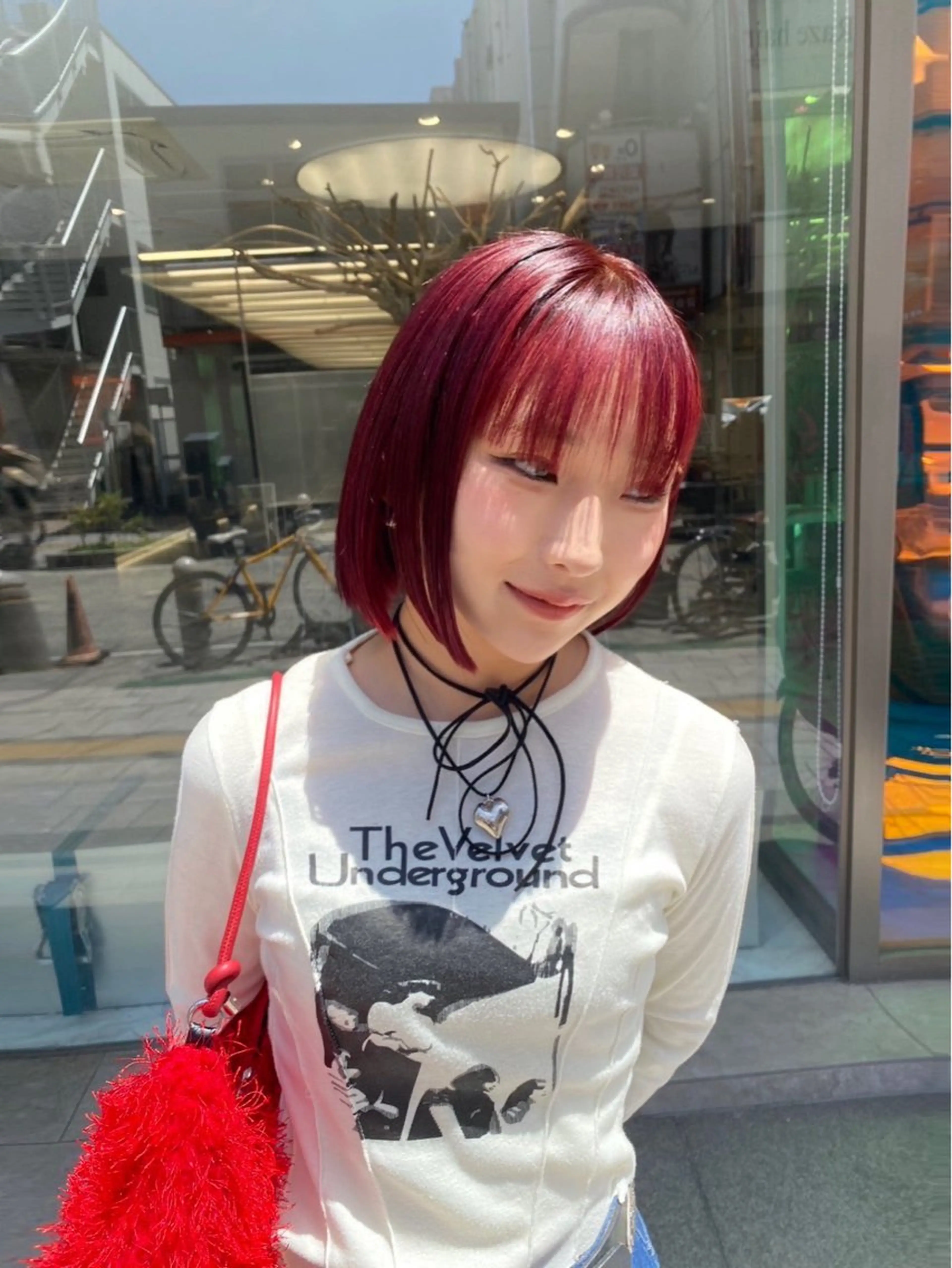 セミロング カラー ヘアカラー カンナ【Y2Kネイル /コーンロウ】のネイルデザイン