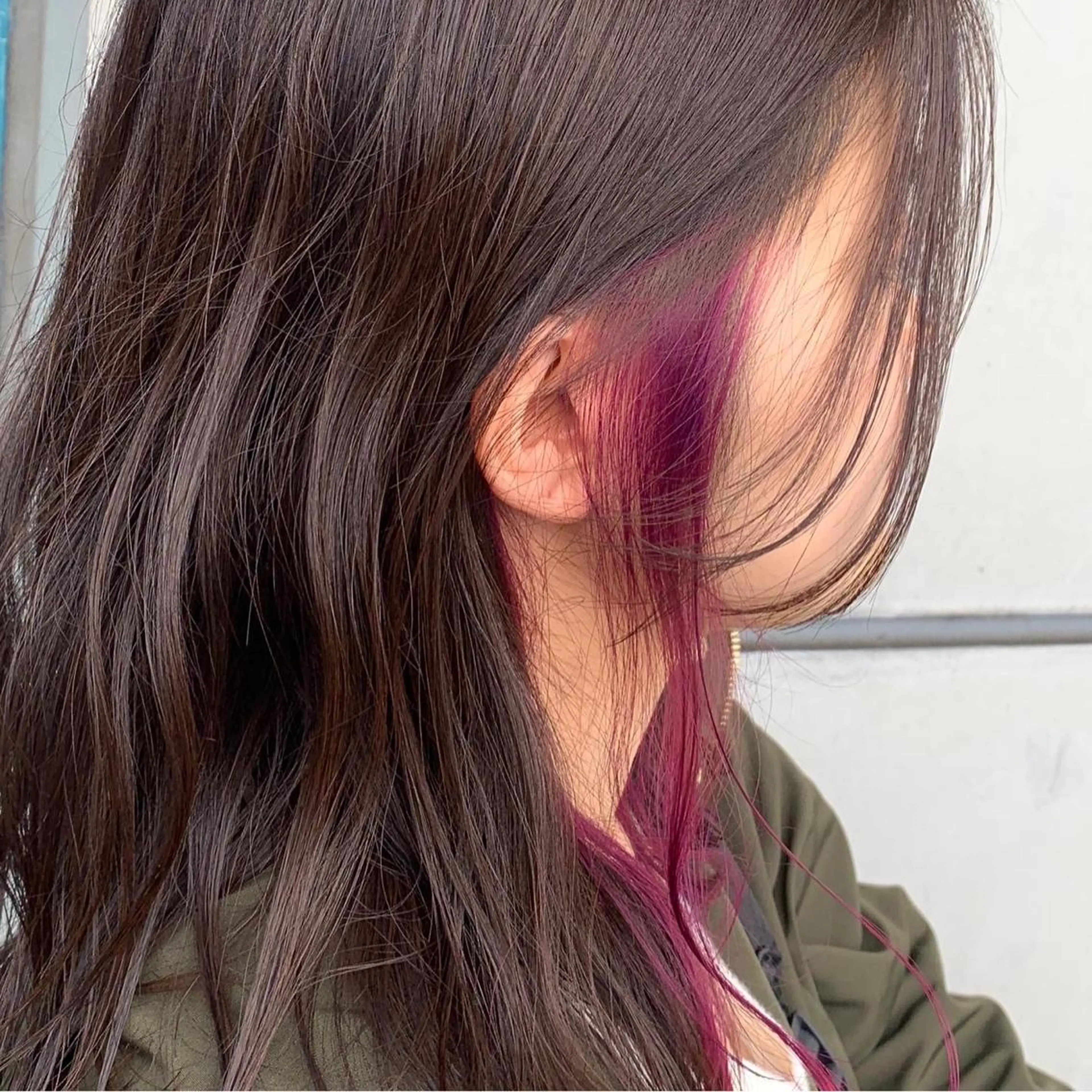 セミロング ヘアカラー トリートメント 向井 涼太朗のヘアスタイル