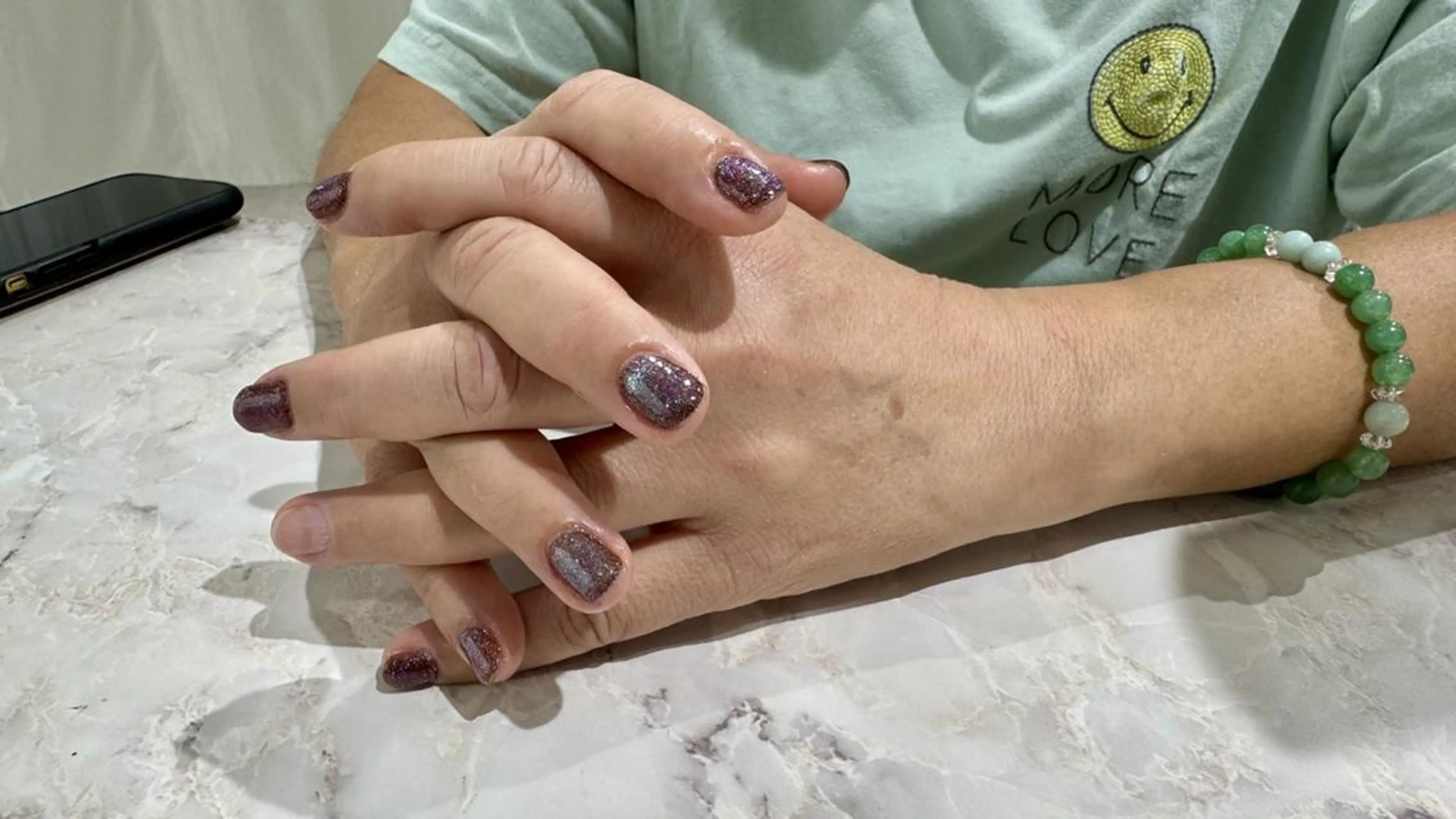 ネイル ラメ(グリッター) マグネットネイル ハンドネイル Nail Salon Lindaのネイルデザイン