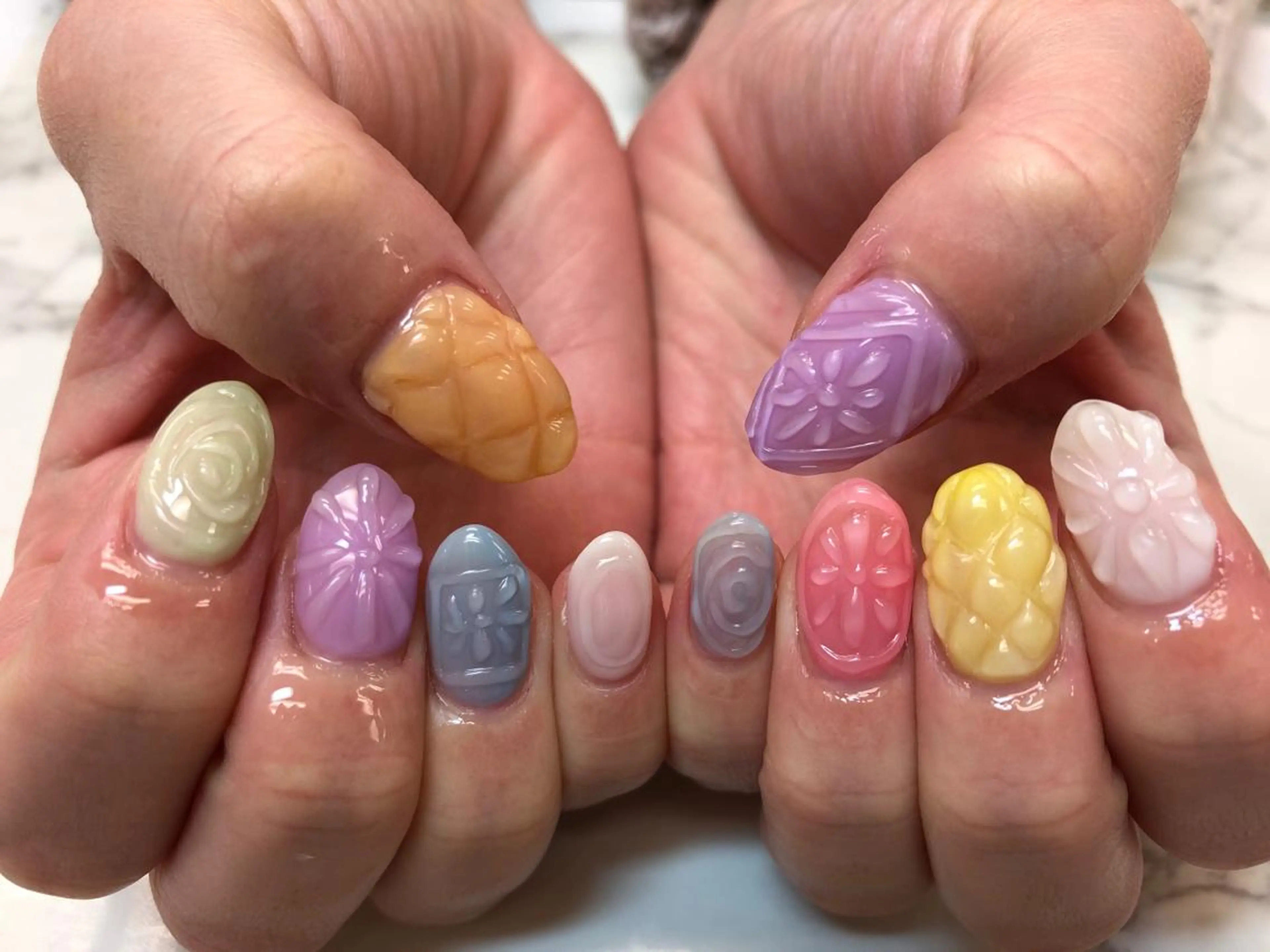 ネイル ハンドネイル BLANC machikoのネイルデザイン