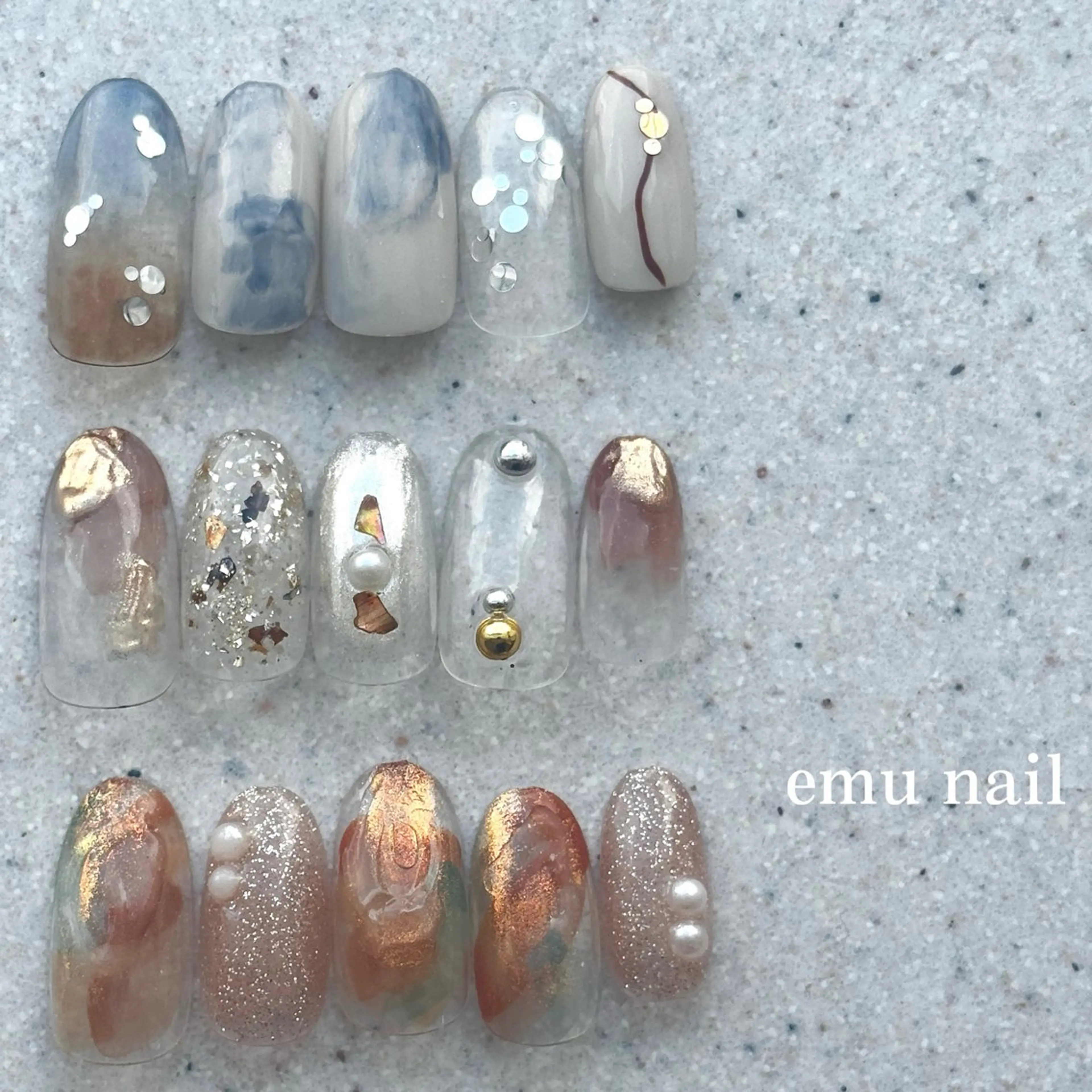 ネイル ハンドネイル ハンドケア emunail あやかのネイルデザイン