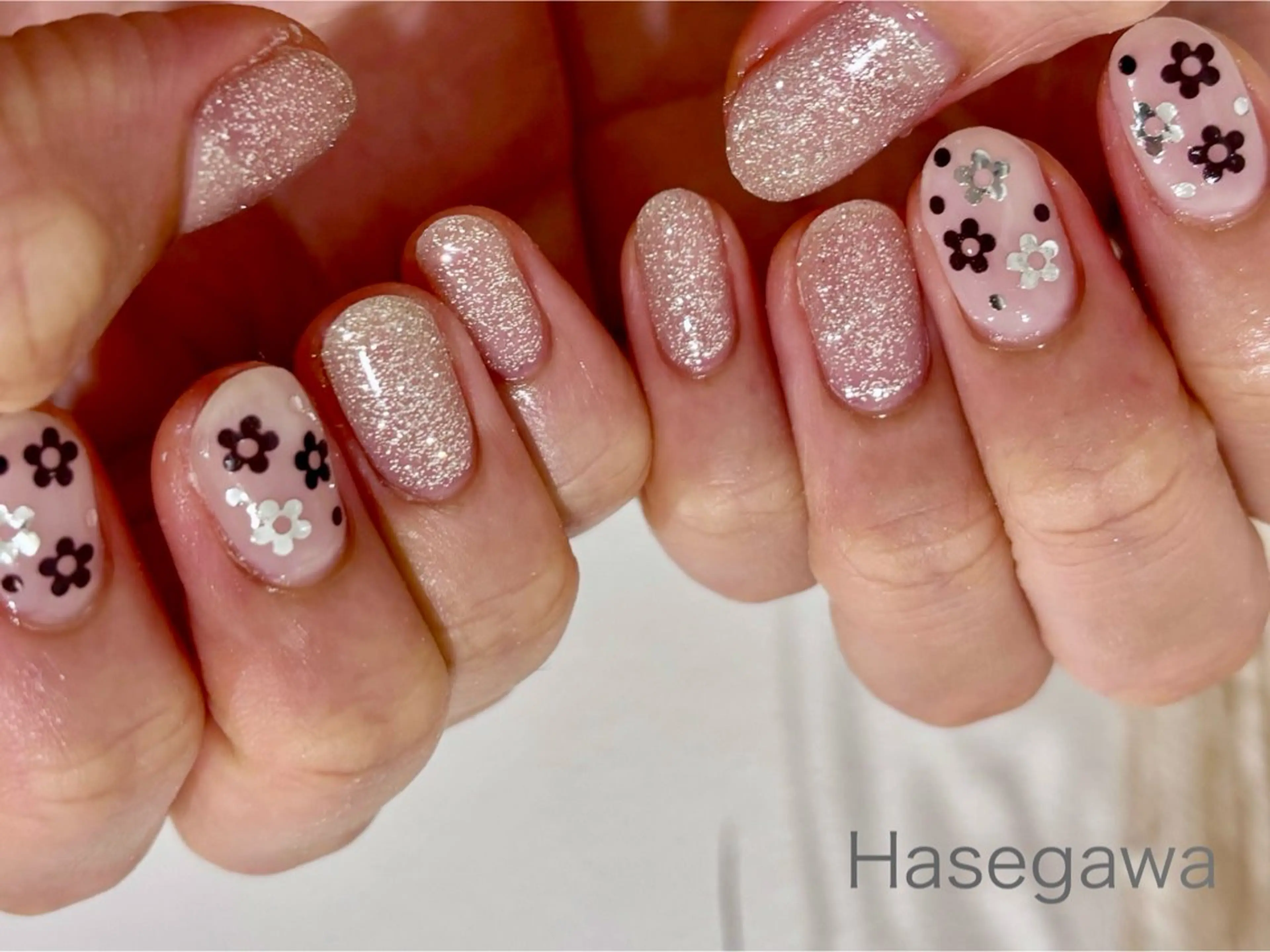 ネイル フラッシュネイル ハンドネイル DROP所属・DROP 長谷川のネイルデザイン