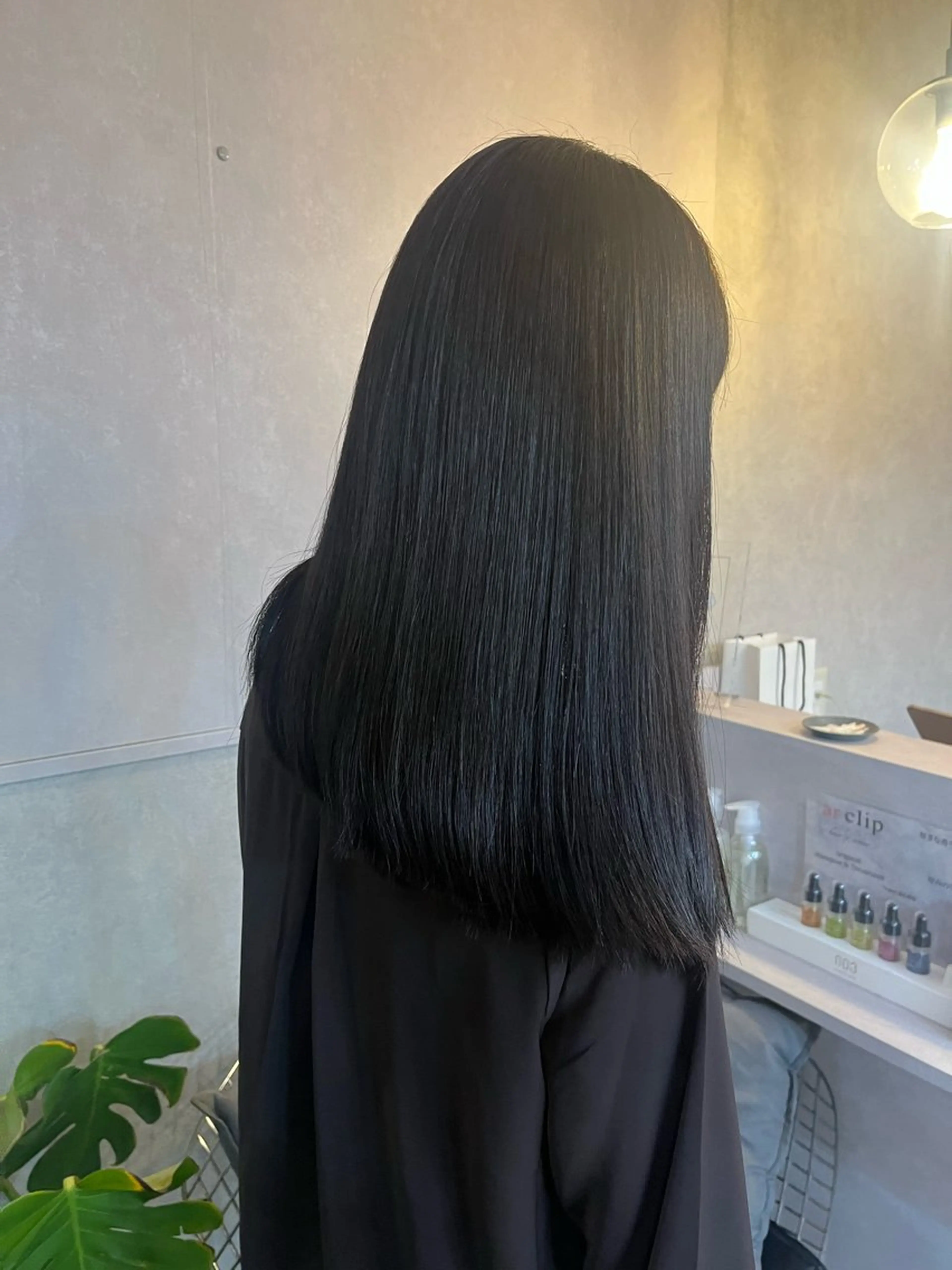 セミロング 髪質改善 トリートメント ere 代々木公園所属・みほ/ニュアンス/ モード/艶カラーのヘアスタイル