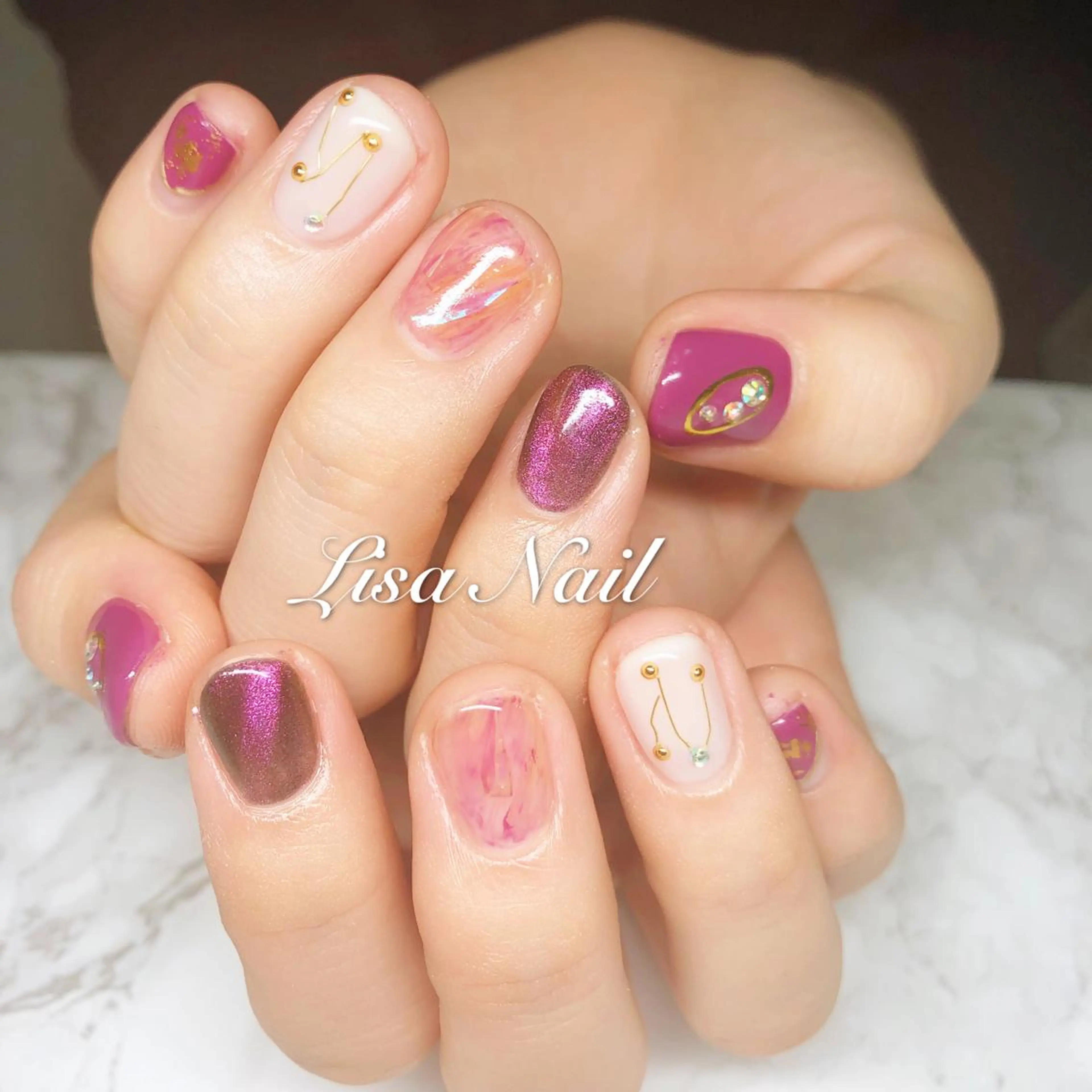 ネイル 🎀 RI🎀のネイルデザイン