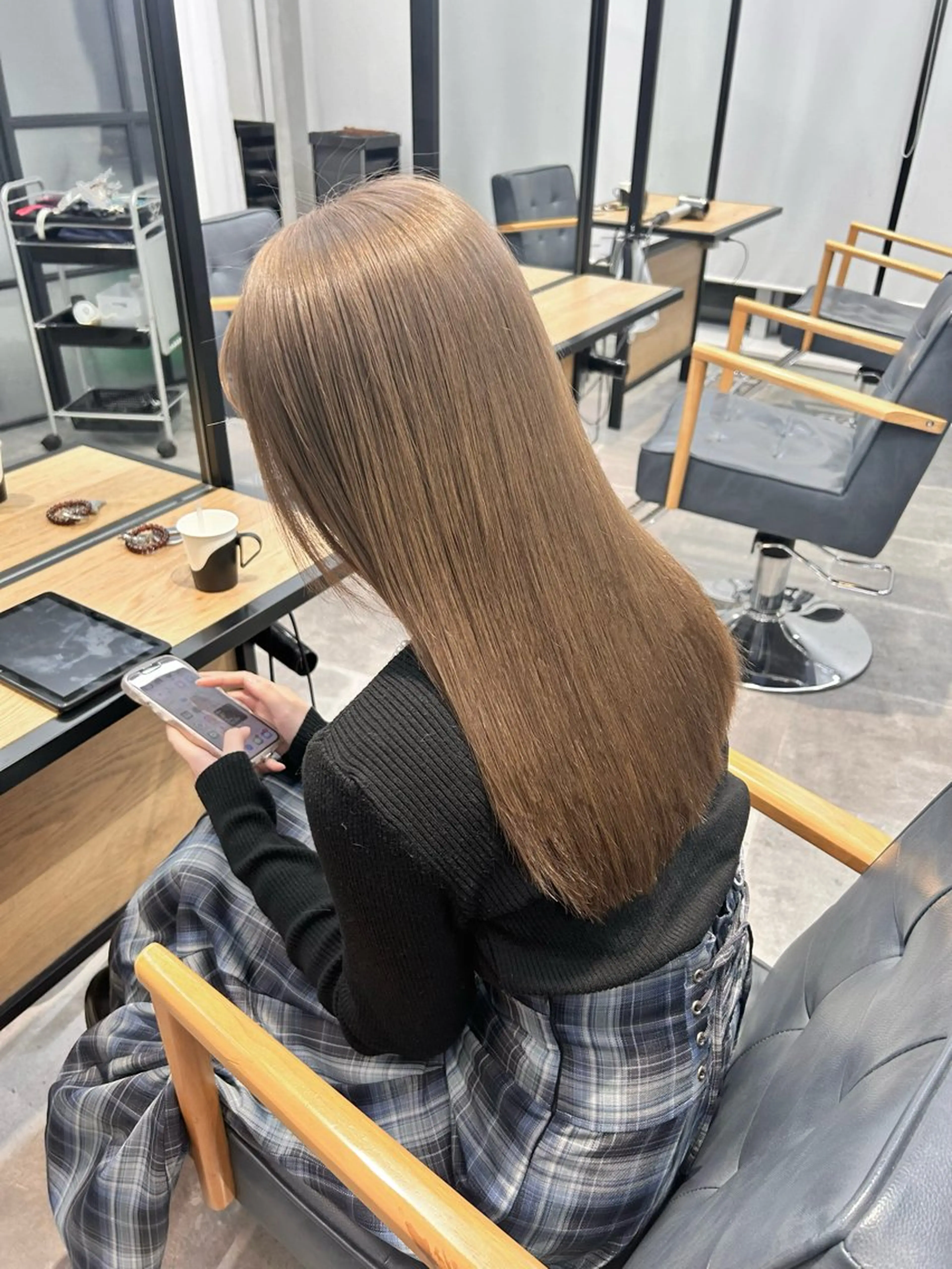 ロング カラー 韓国×髪質改善カラー 💎hinaのヘアスタイル