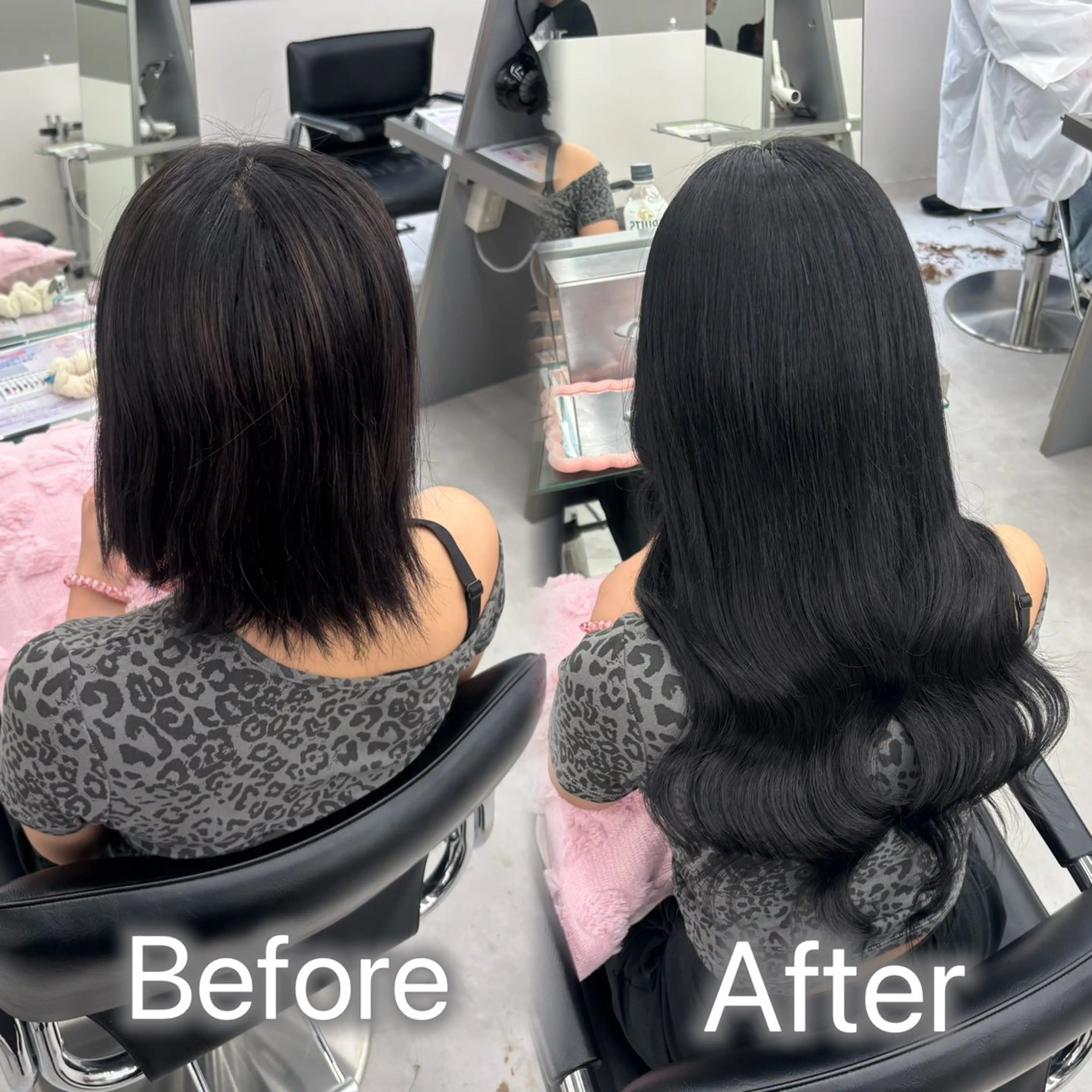 ロング カラー ヘアアレンジ メンズ カット ヘアカラー エクステ ヘアセット 羽エク指名No1✨️ シールエク🌙しぇるのヘアスタイル