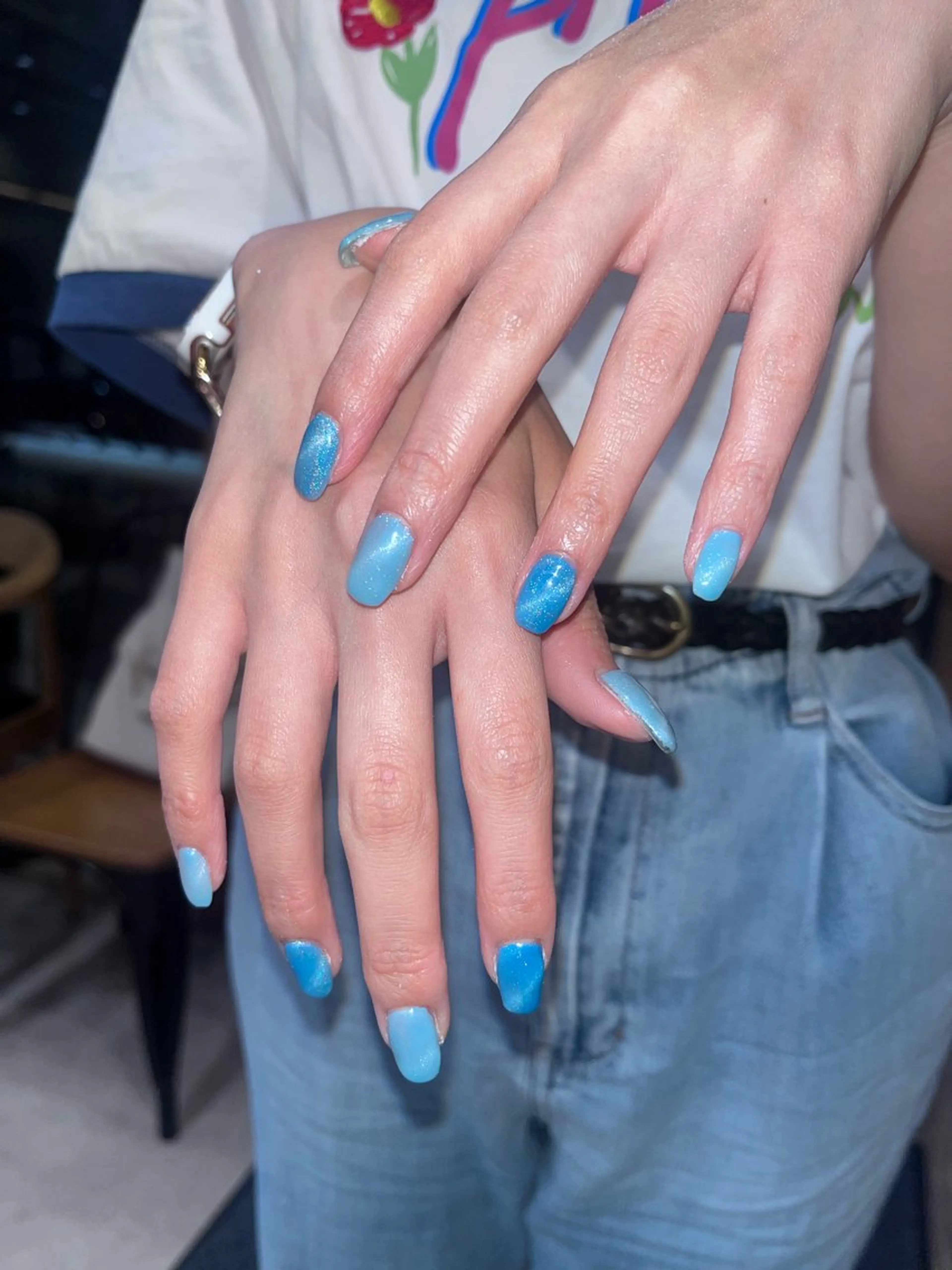 ネイル マグネットネイル ハンドネイル 🩶レイナ🩶 color/nailのヘアスタイル