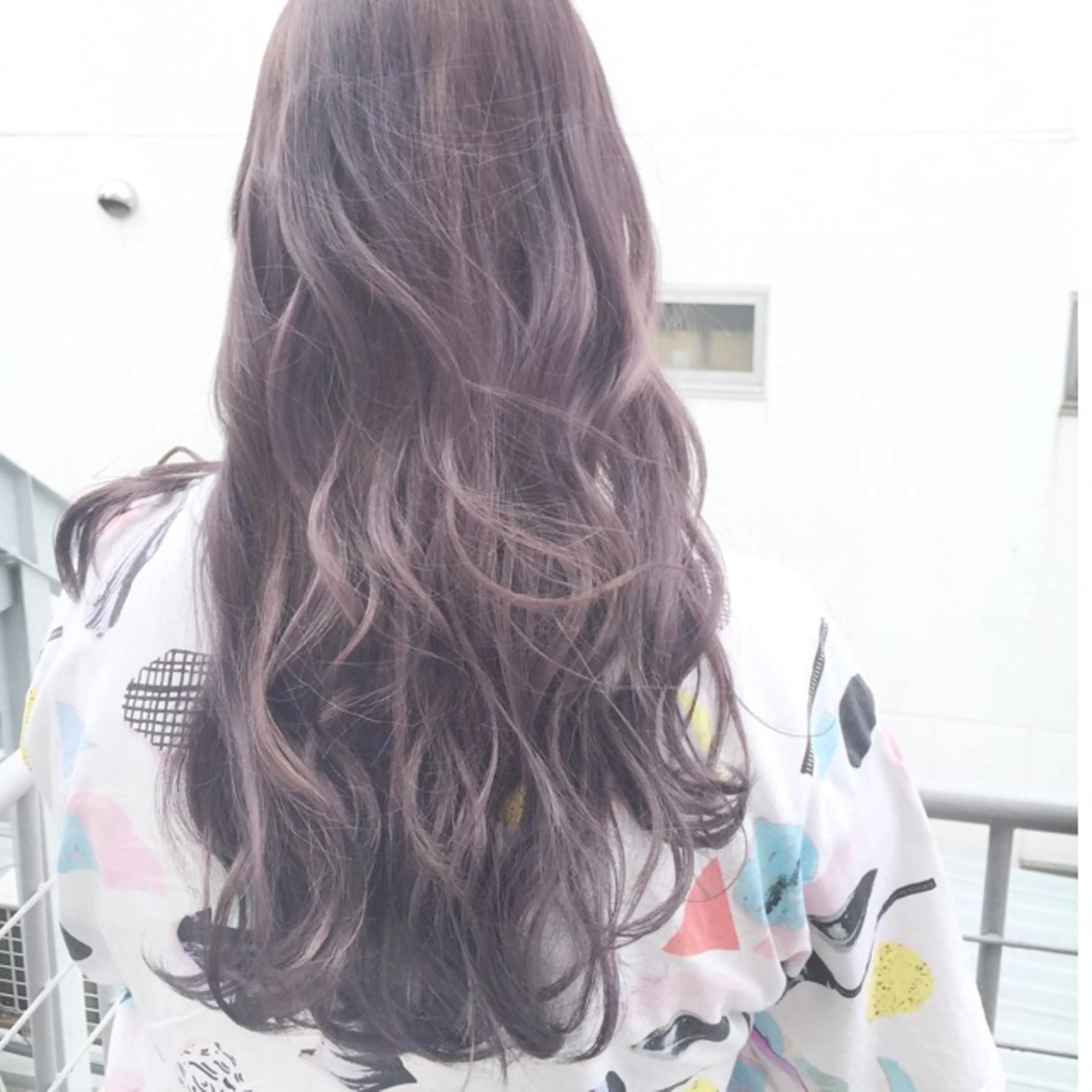 ロング カラー アッシュ ラベンダーカラー ラベンダーアッシュ NAO ☆のヘアスタイル